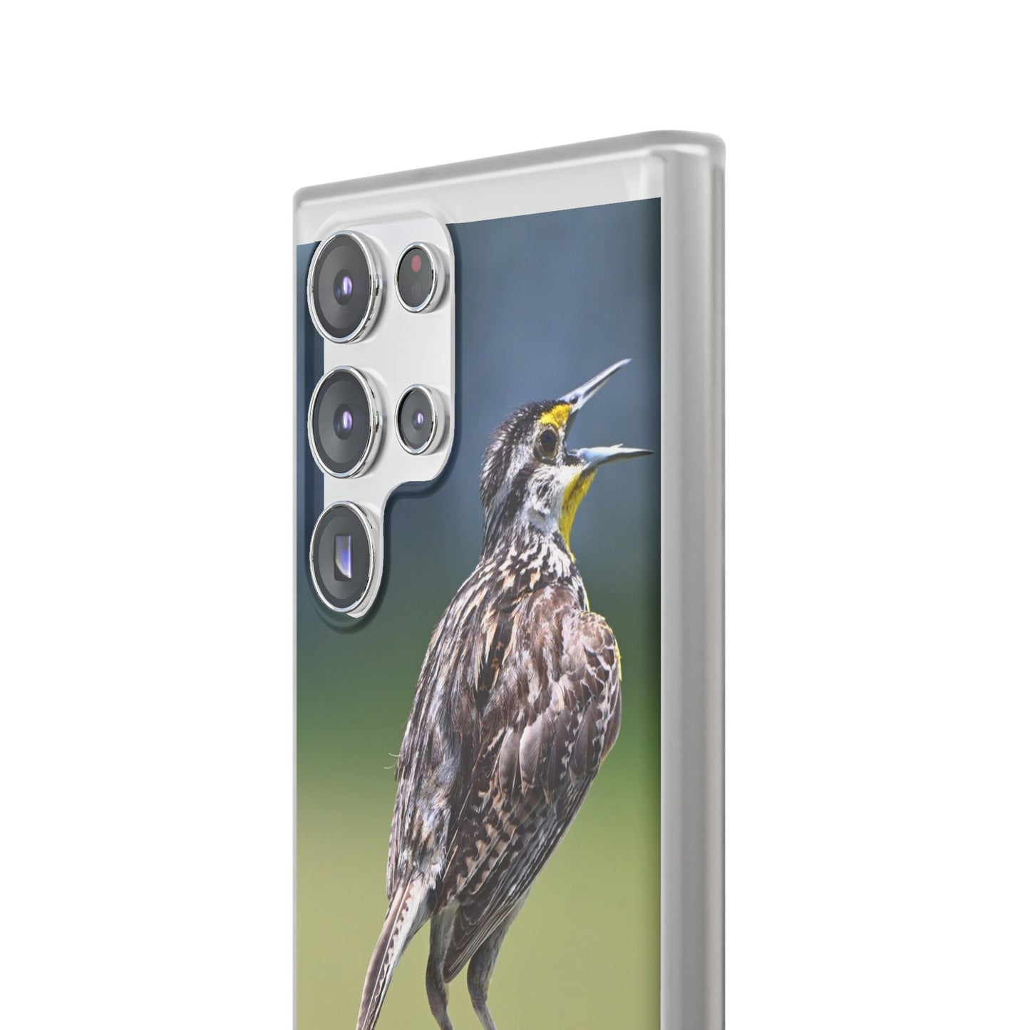 Singing Meadowlark Phone Case – Nature Bird Photo Flexi Case
