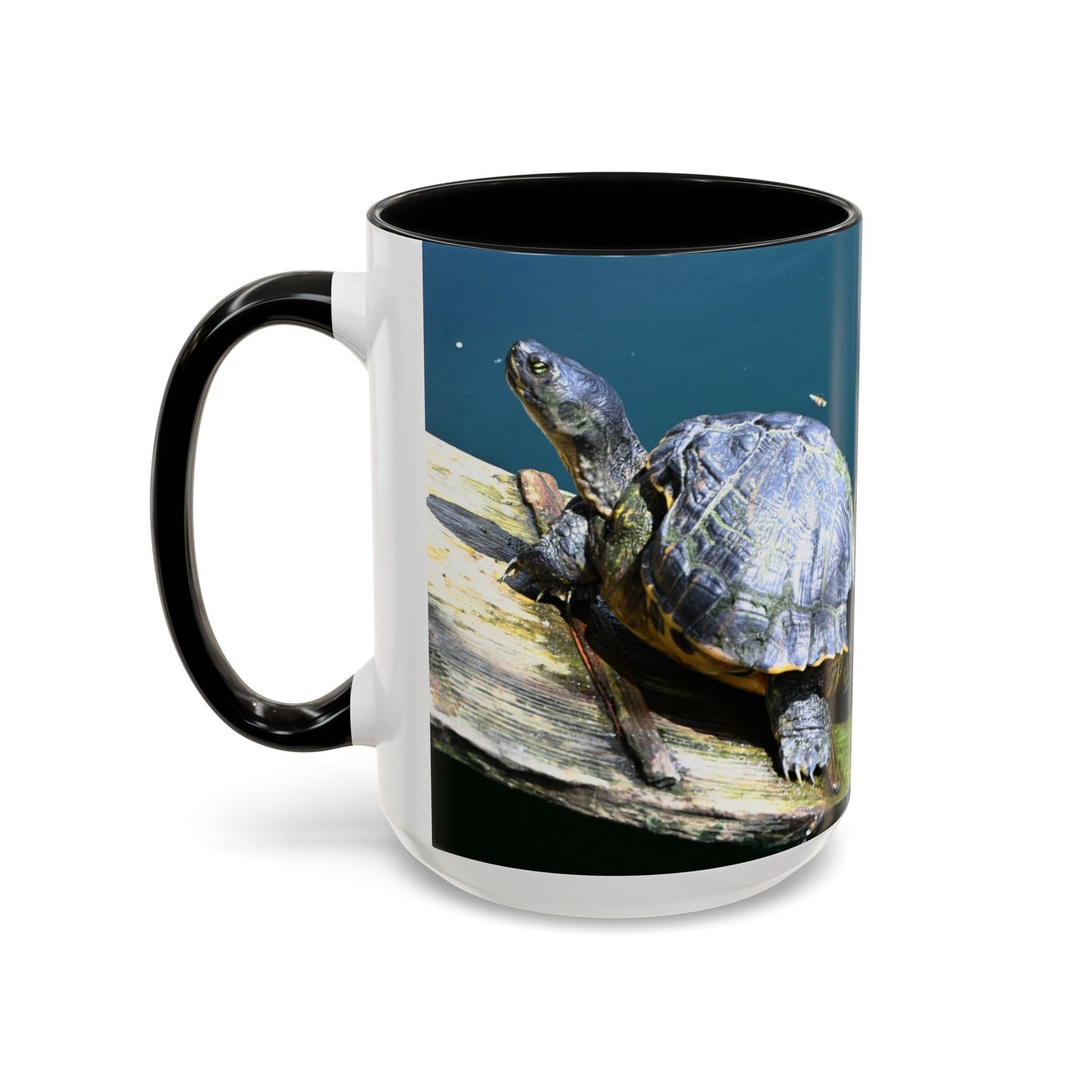 Friends Forever Turtle Accent Coffee Mug — 11/15oz Gift for Animal Lovers