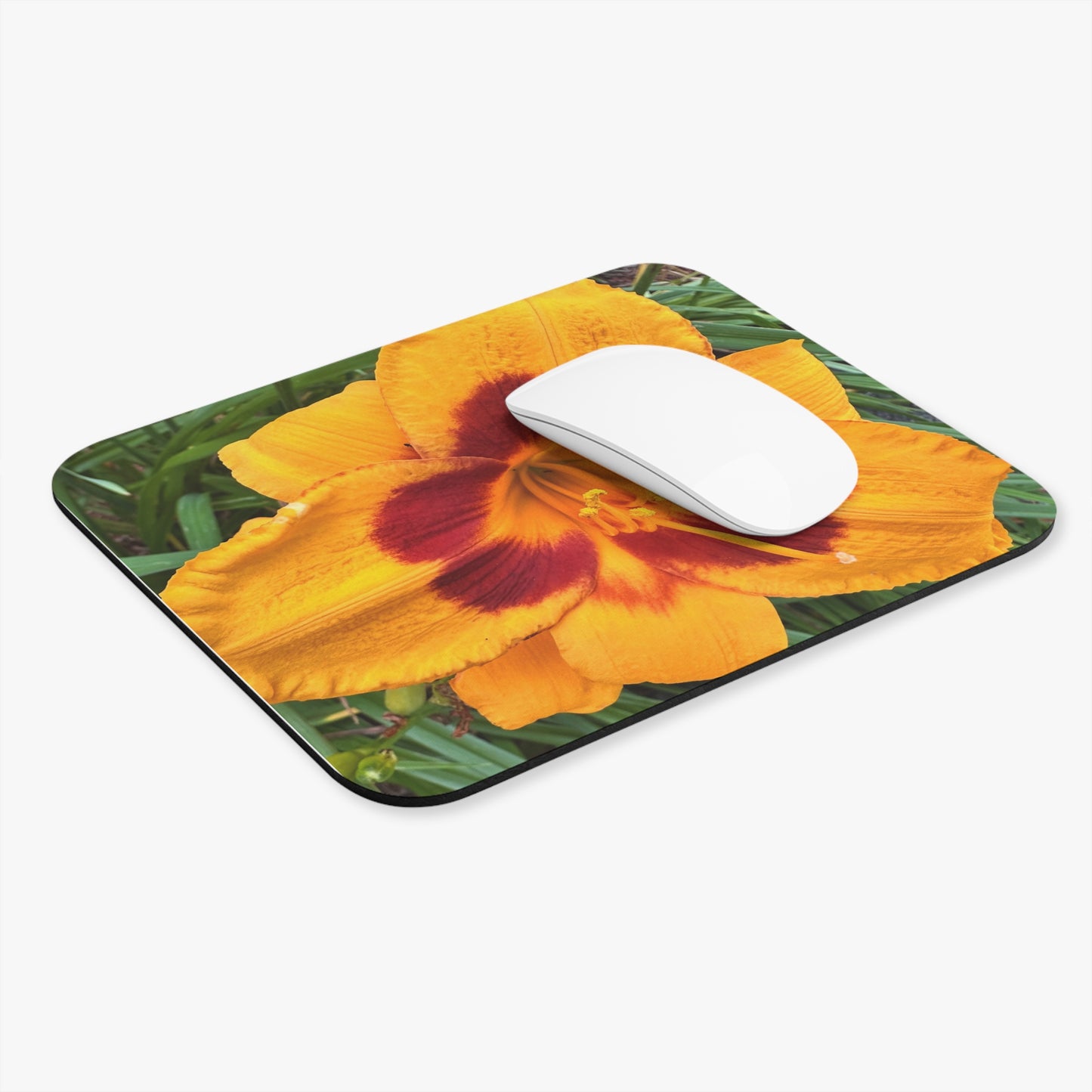 Vibrant Floral Mouse Pad, Computer Accessories, Office Decor, Gift for Flower Lovers, Custom Mouse Mat