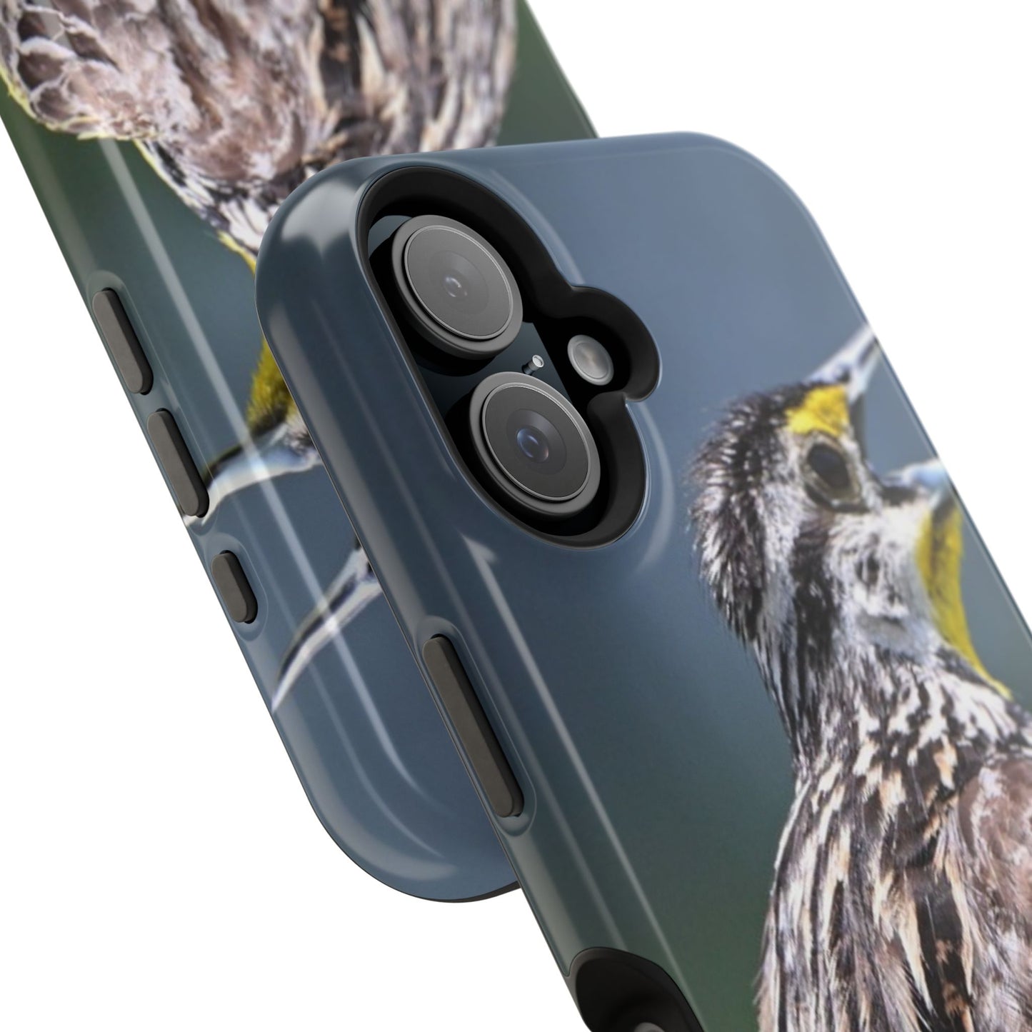 Western Meadowlark Photo Phone Case — Impact-Resistant Protective Cover