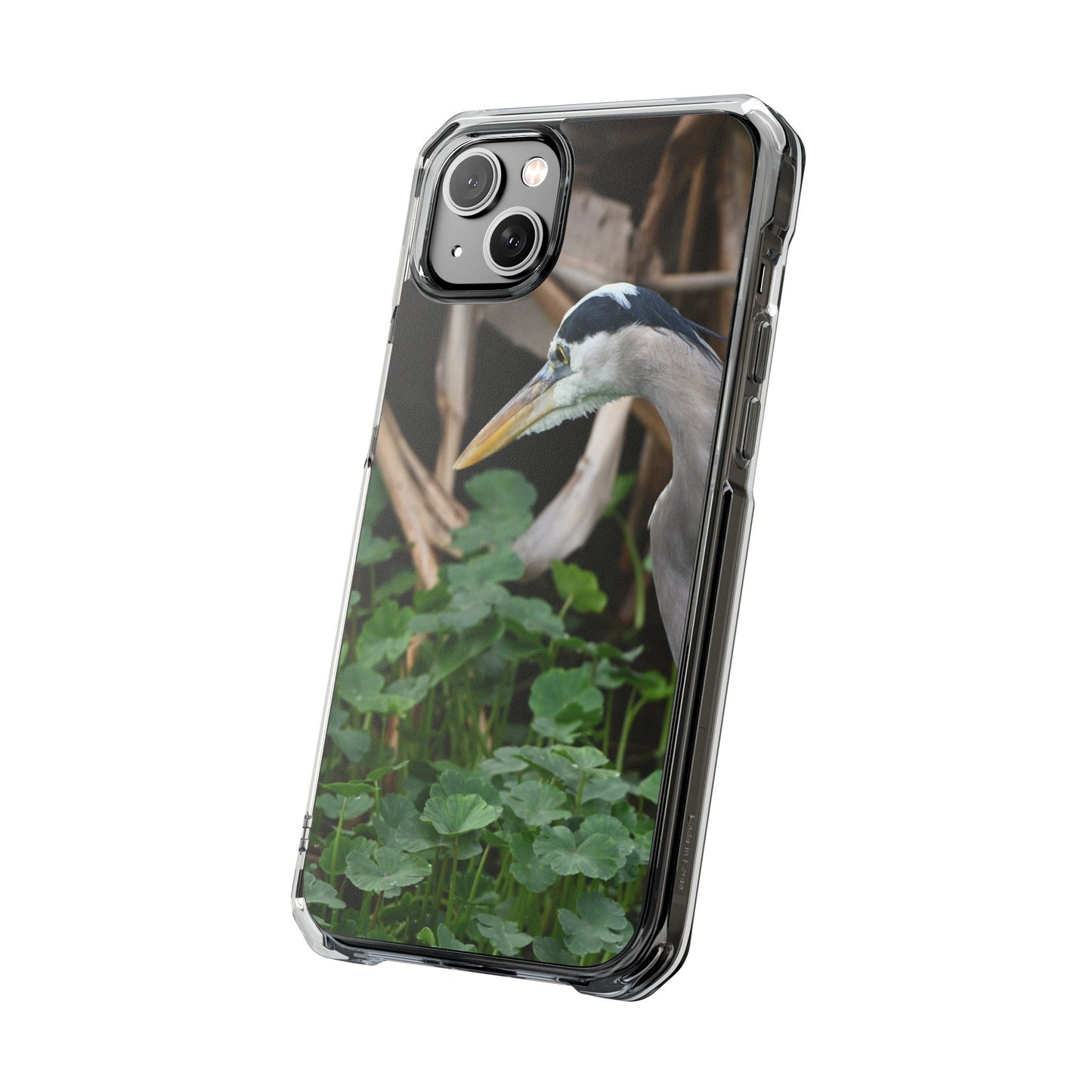 Great Blue Heron Phone Case with Clear Impact Design, Gift for Nature Lovers, Unique Phone Accessory, Protective Case, Bird Enthusiast Gift