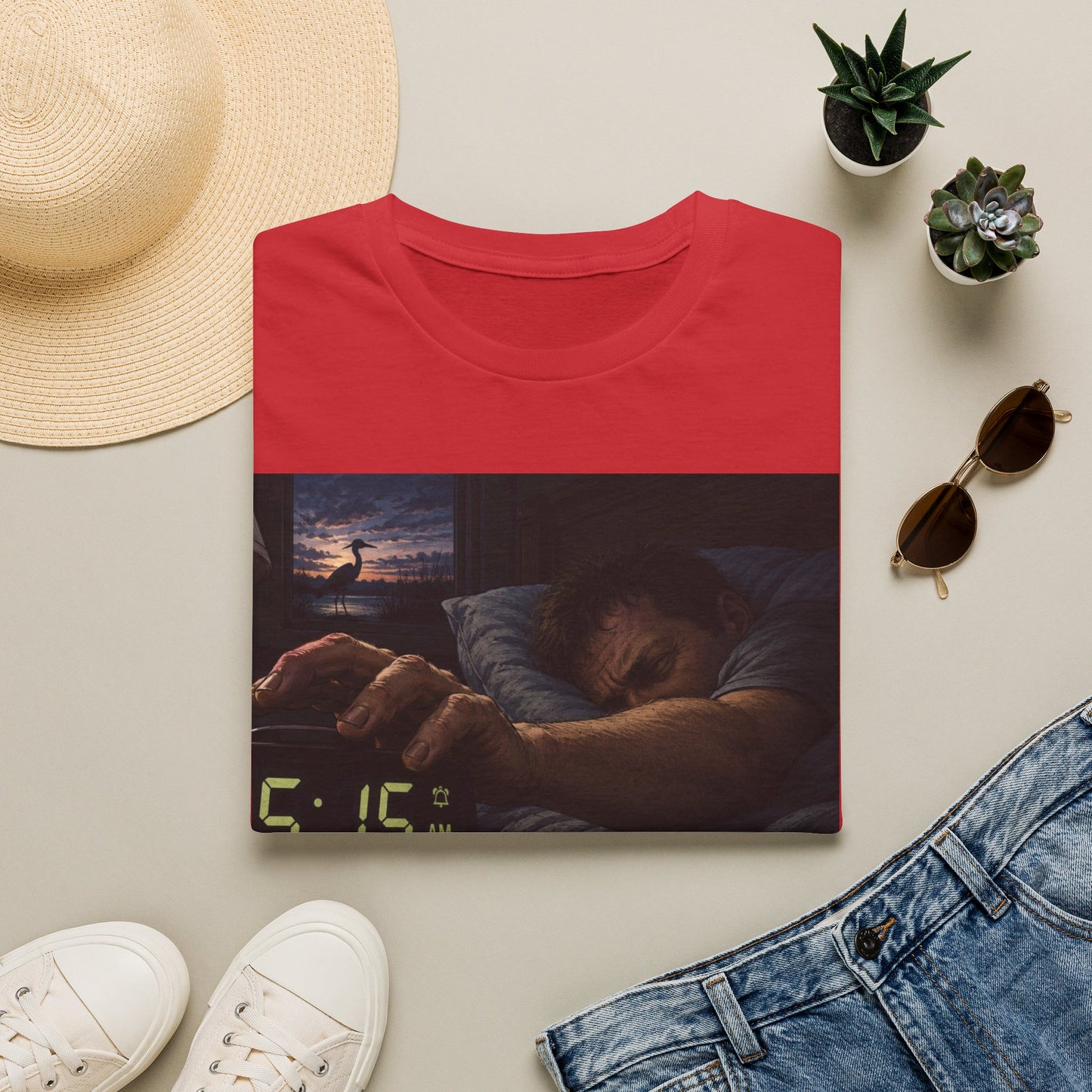 T-Shirt — "The Worst Part of Birding" Funny Early-Morning Birdwatcher Tee