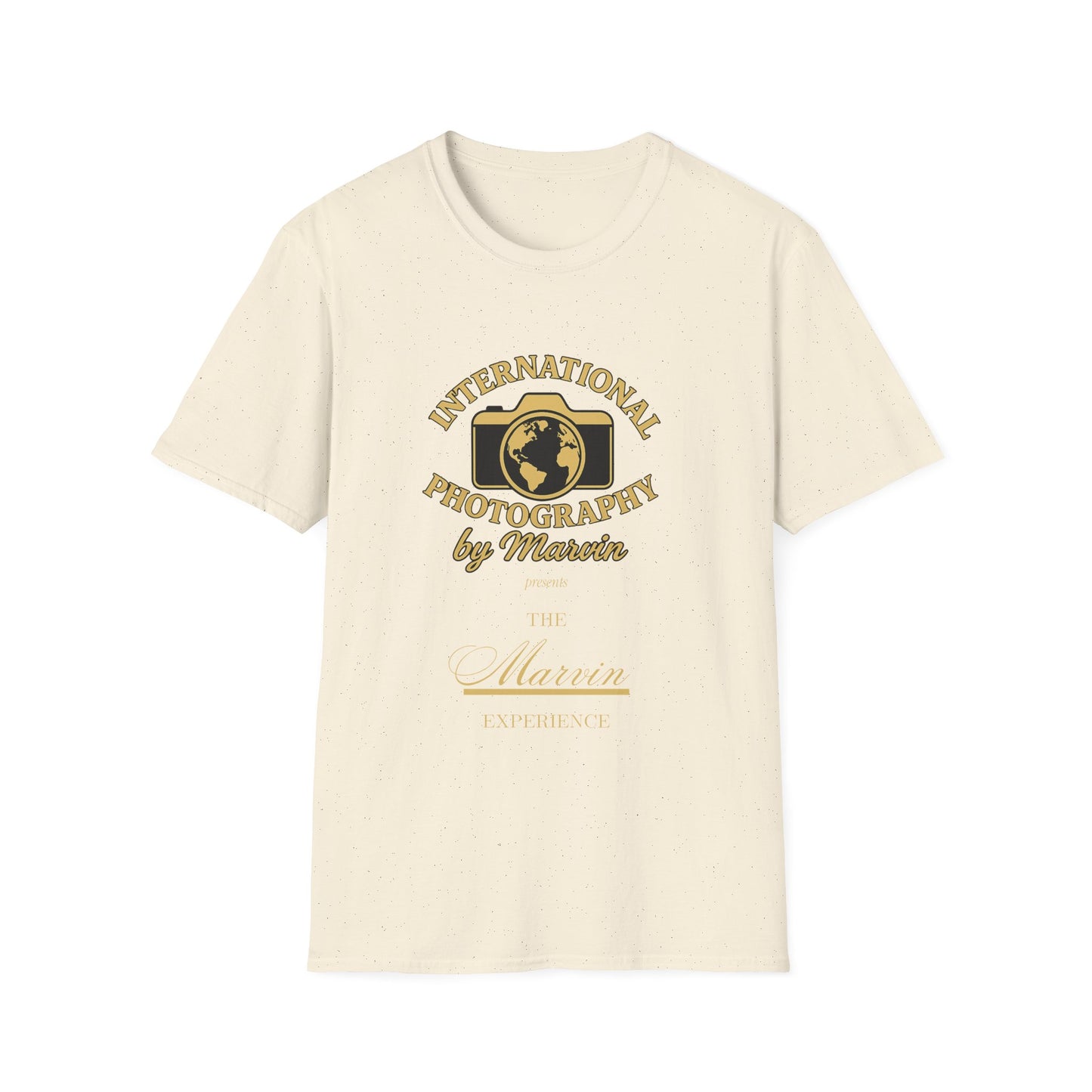 International Photography Graphic T‑Shirt — "International Photography by Marcin" Vintage Logo Tee