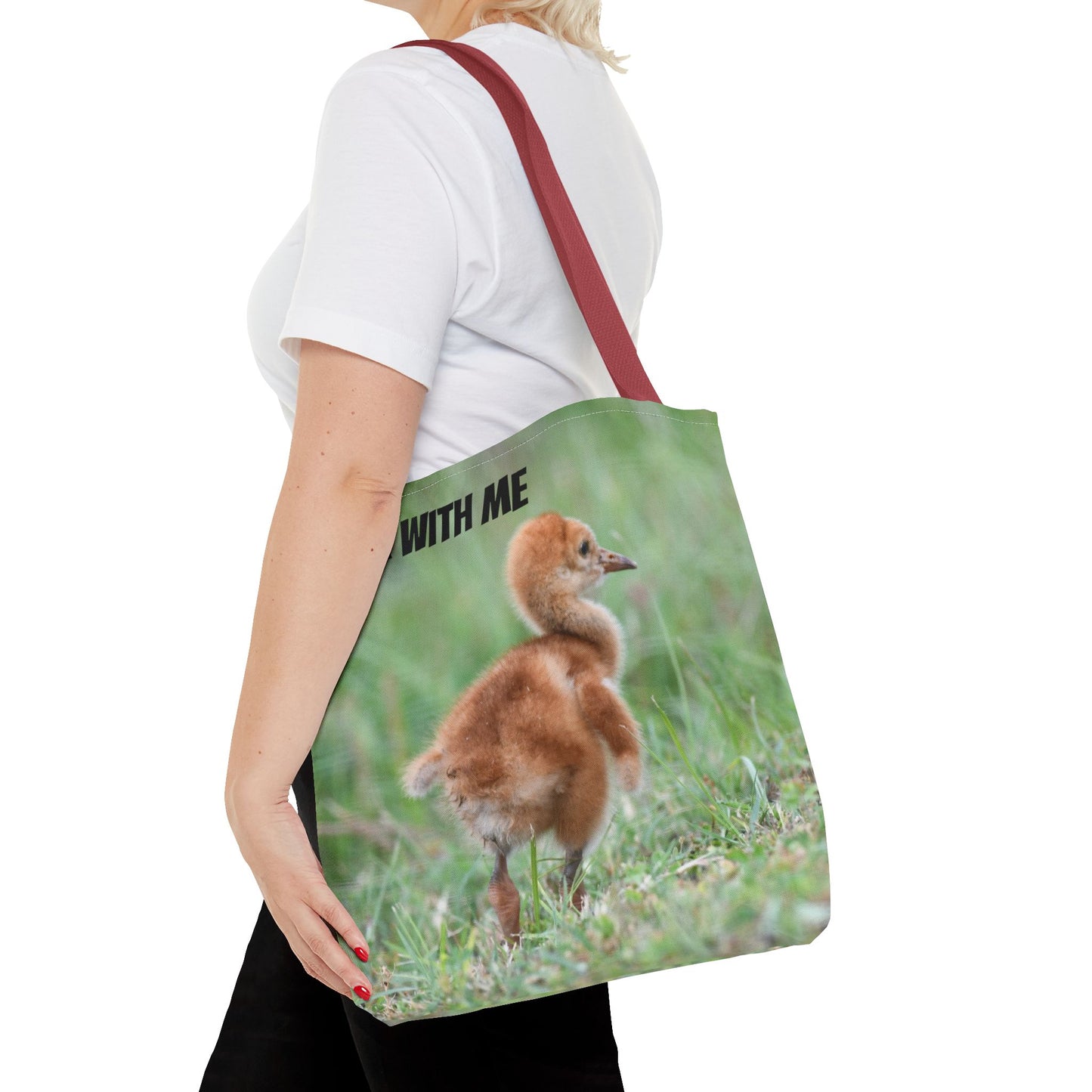 Adorable Chick Tote Bag - Perfect for Bird Lovers, Casual Outings, Eco-Friendly Shopping, Gift for Nature Enthusiasts, Spring Celebrations