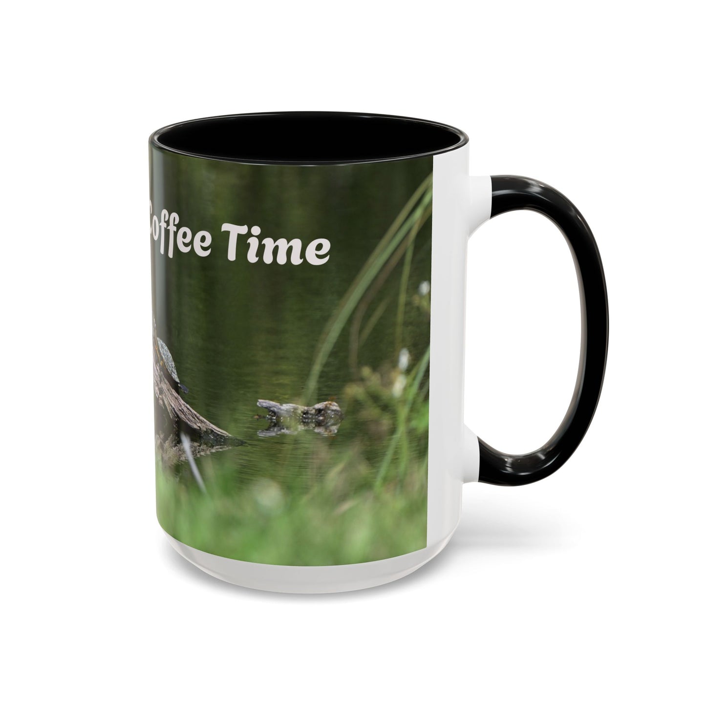Nature-Inspired Coffee Mug with 'Coffee Time' Design - Perfect Gift for Nature Lovers