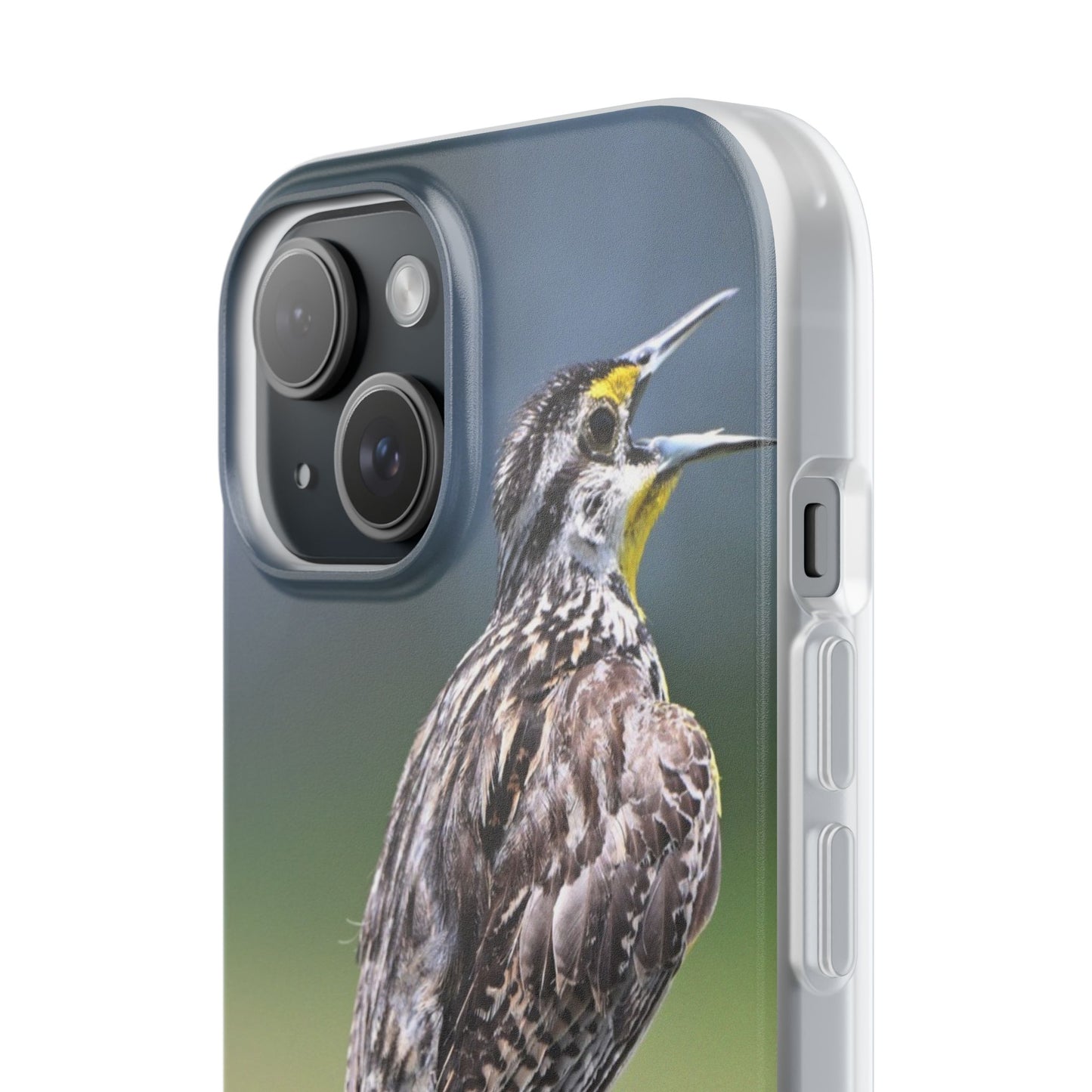 Singing Meadowlark Phone Case – Nature Bird Photo Flexi Case