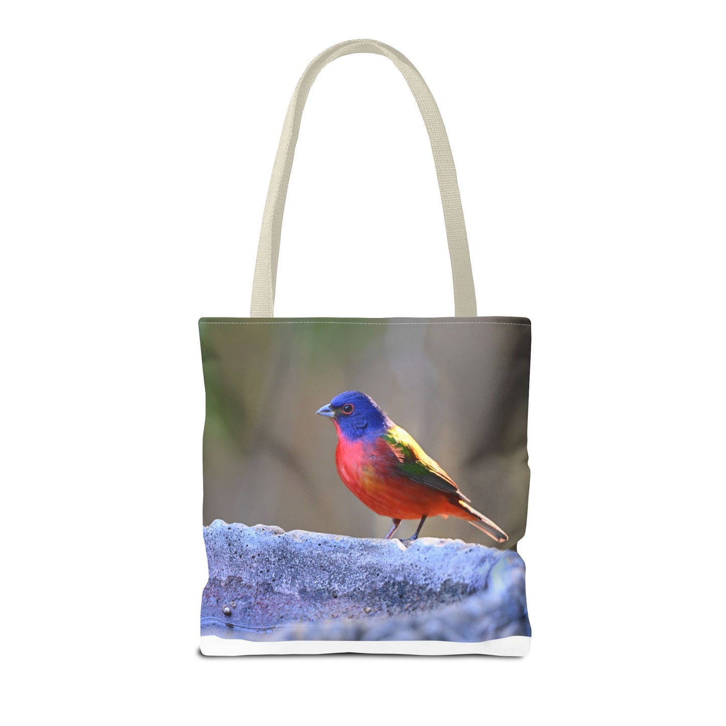 Colorful Bird Be Bold Tote Bag, Eco-Friendly Art Tote, Nature Lover Gift, Inspirational Quote Bag, Everyday Carry-All