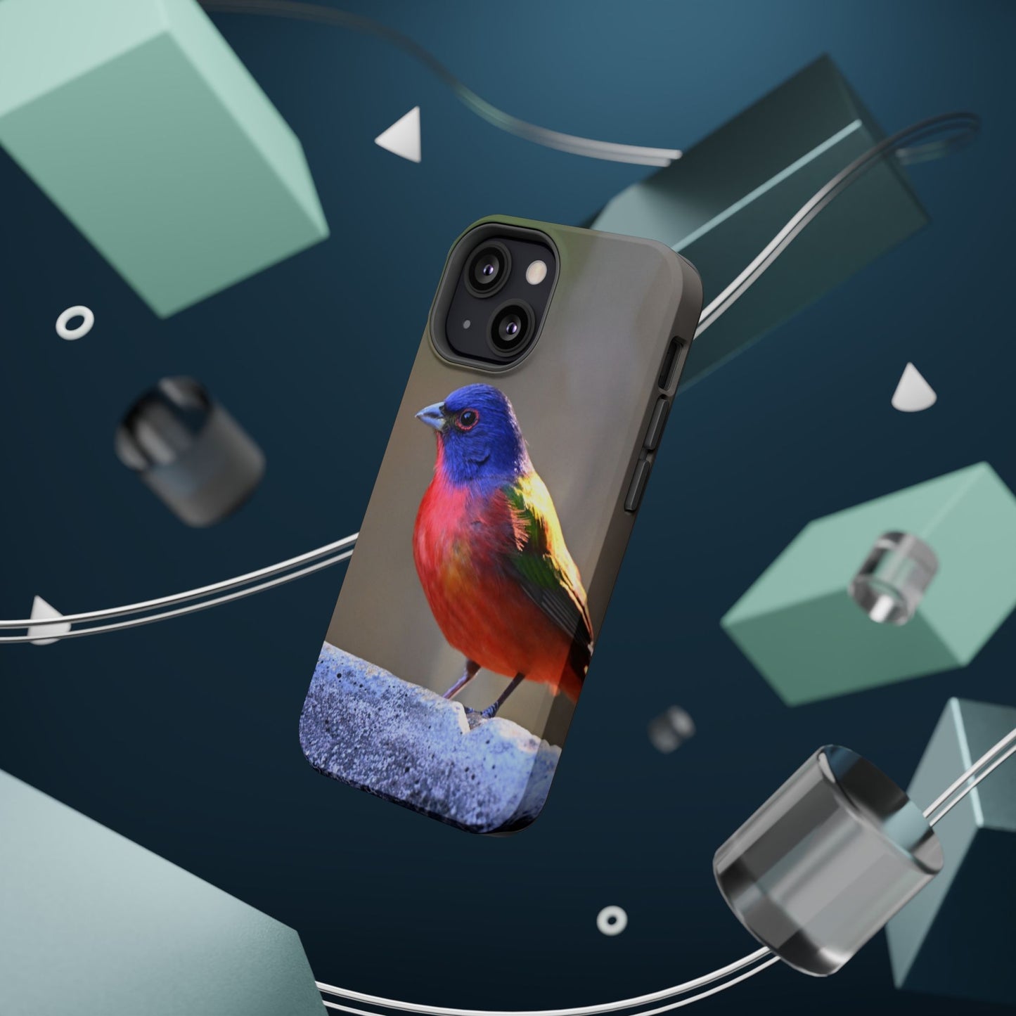 Colorful Bird Phone Case, Magnetic Tough Cases, Nature Lover Gift, Wildlife Phone Cover, Eco-Friendly Tech Accessories