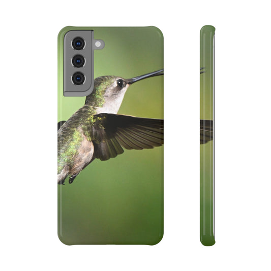 Hummingbird Phone Case, Slim Snap Case for Nature Lovers, Eco-Friendly Phone Accessory, Gift for Wildlife Enthusiasts, Unique Tech Decor