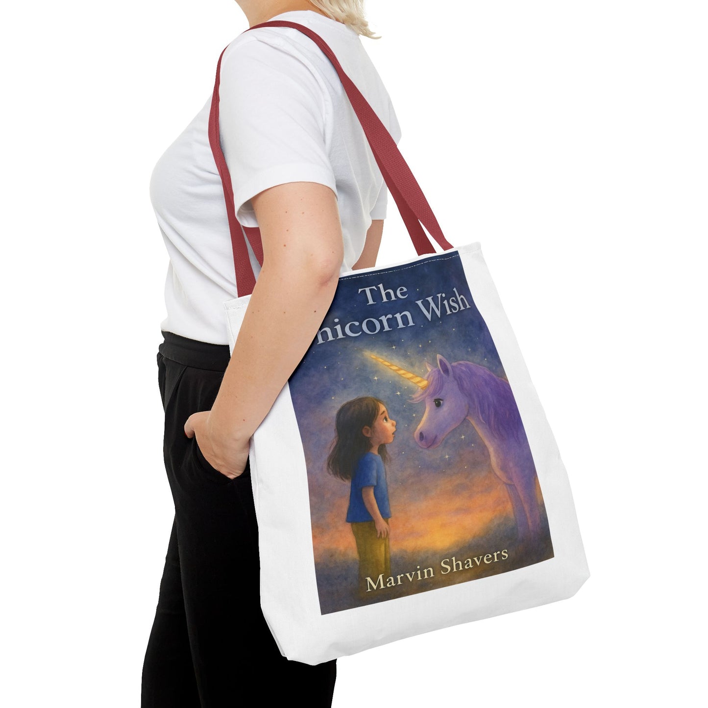 Unicorn Wish Tote Bag – Perfect for Dreamers and Readers