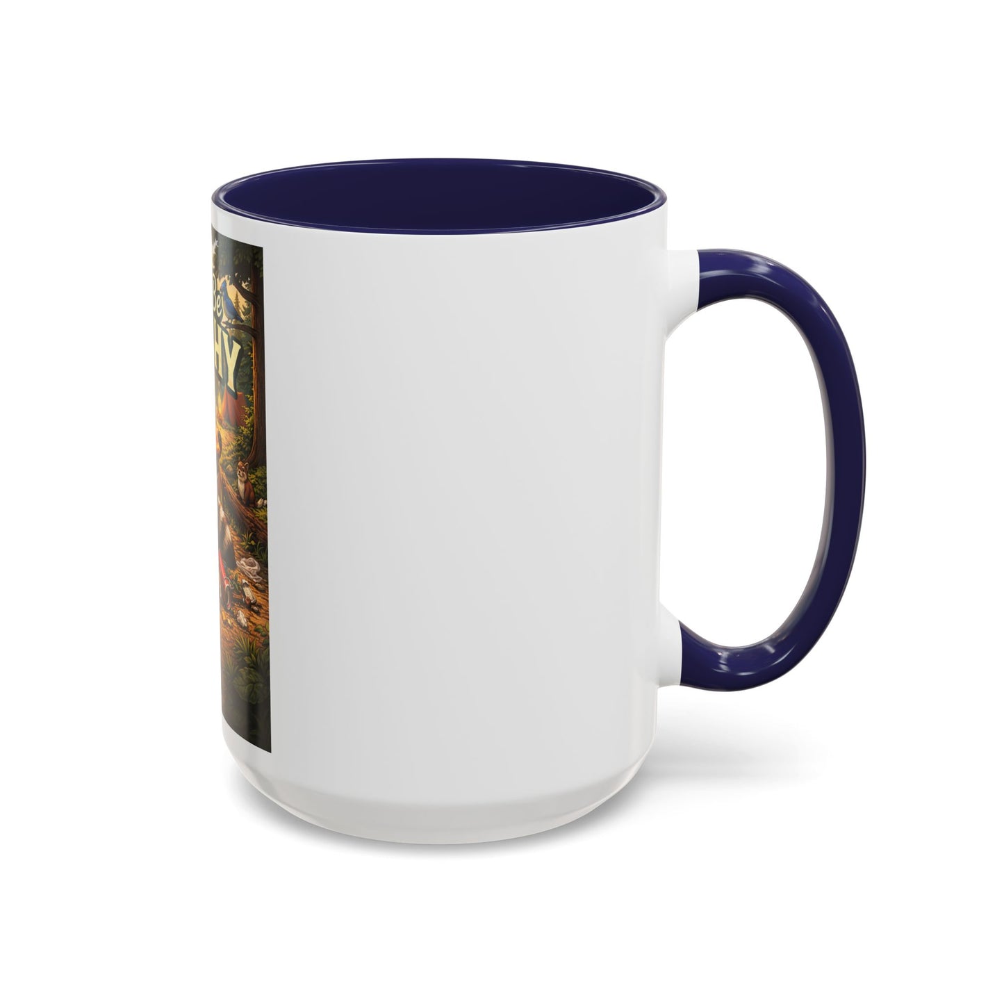 Don't Be Trashy Raccoon Coffee Mug (Accent, 11/15oz)