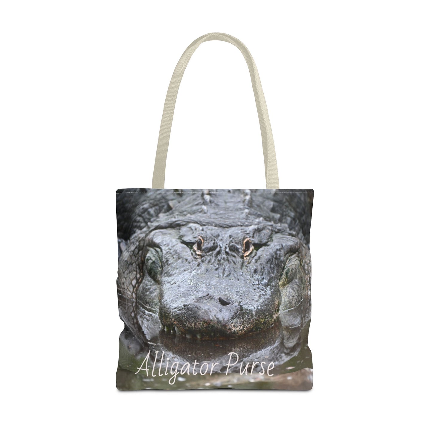 Alligator Print Tote Bag, Wildlife Lover Gift, Eco-Friendly Bag, Beach Tote, Animal Lovers' Accessory, Unique Alligator Purse