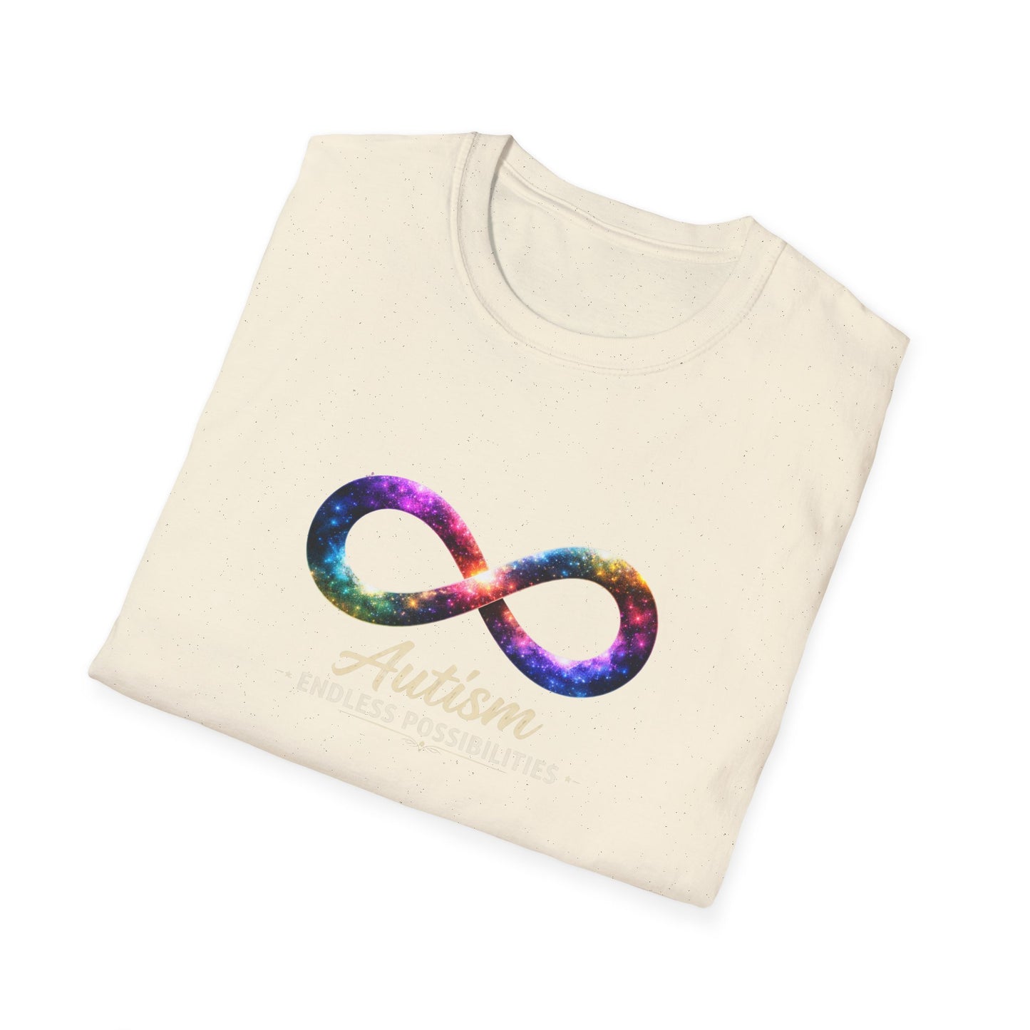 Autism Infinity Symbol T-Shirt — Colorful Galaxy Neurodiversity Tee