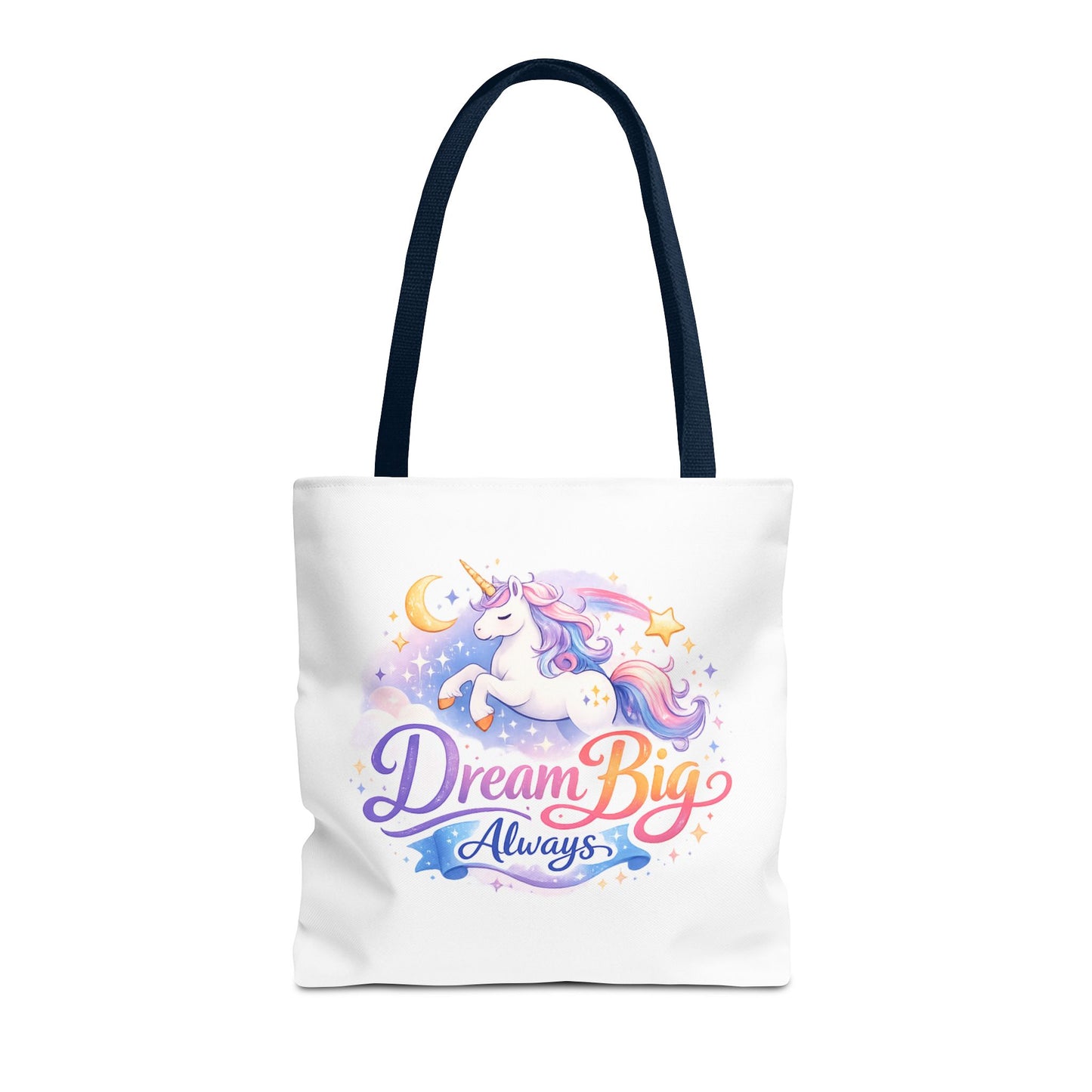 Unicorn 'Dream Big Always' Tote Bag