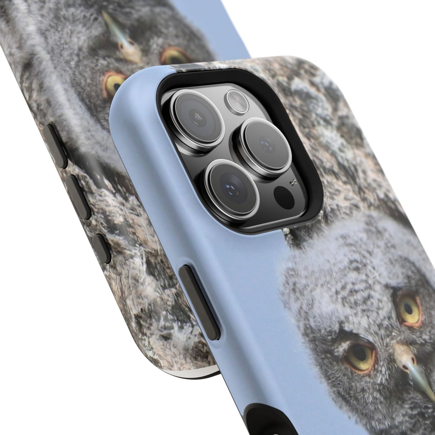 Owl Magnetic Tough Case, Wildlife Phone Case, Nature Lover Gift, Eco-Friendly Phone Cover, Customizable Phone Accessory