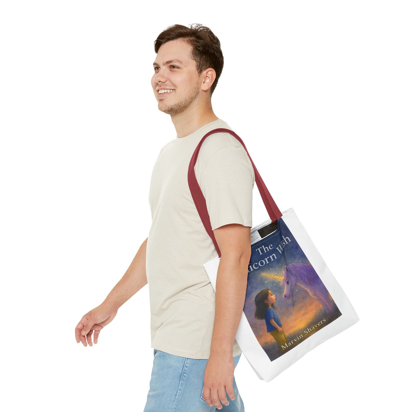Unicorn Wish Tote Bag – Perfect for Dreamers and Readers