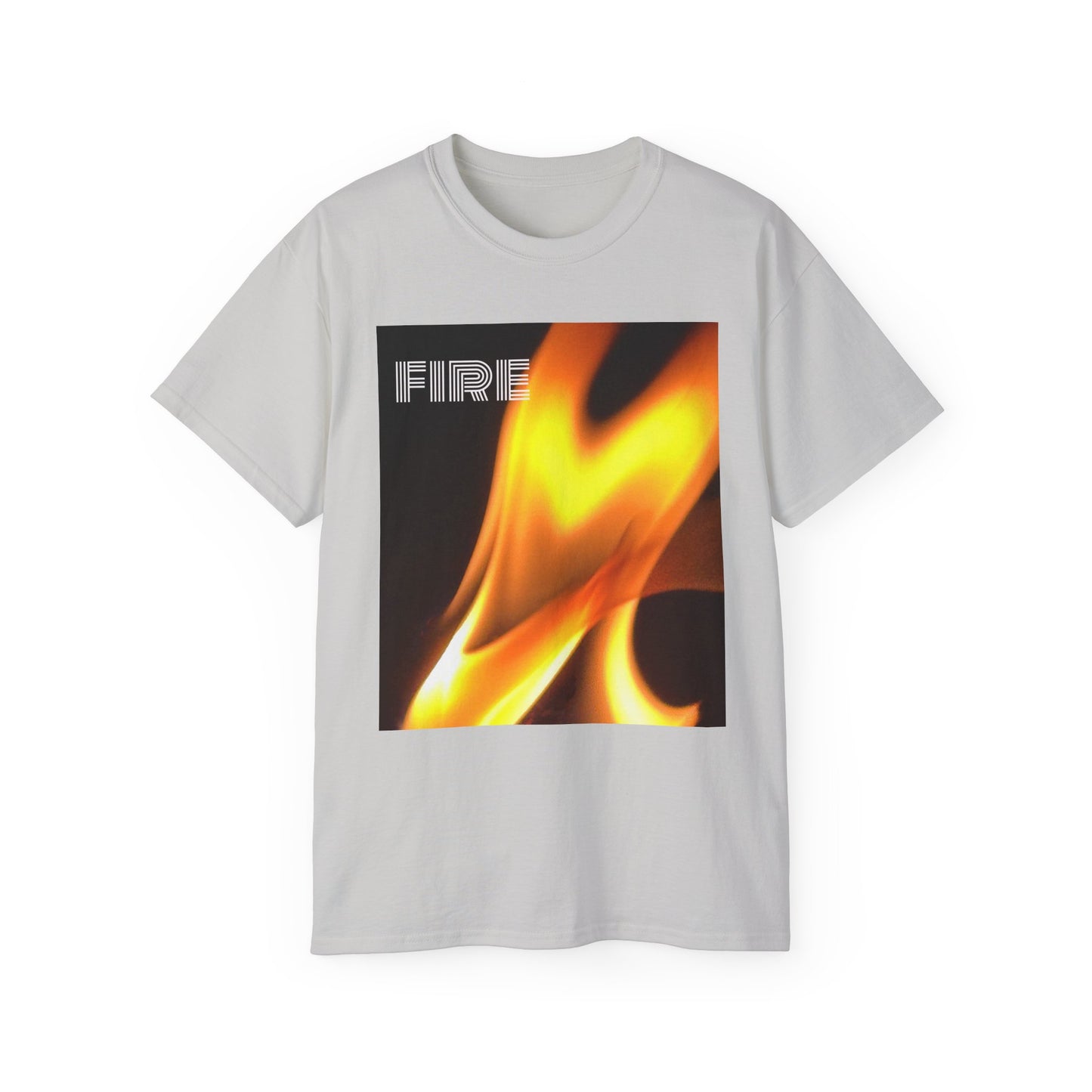 Fiery Vibes Unisex Ultra Cotton Tee, Graphic Tee, Streetwear, Casual Wear, Gift for Her, Gift for Him