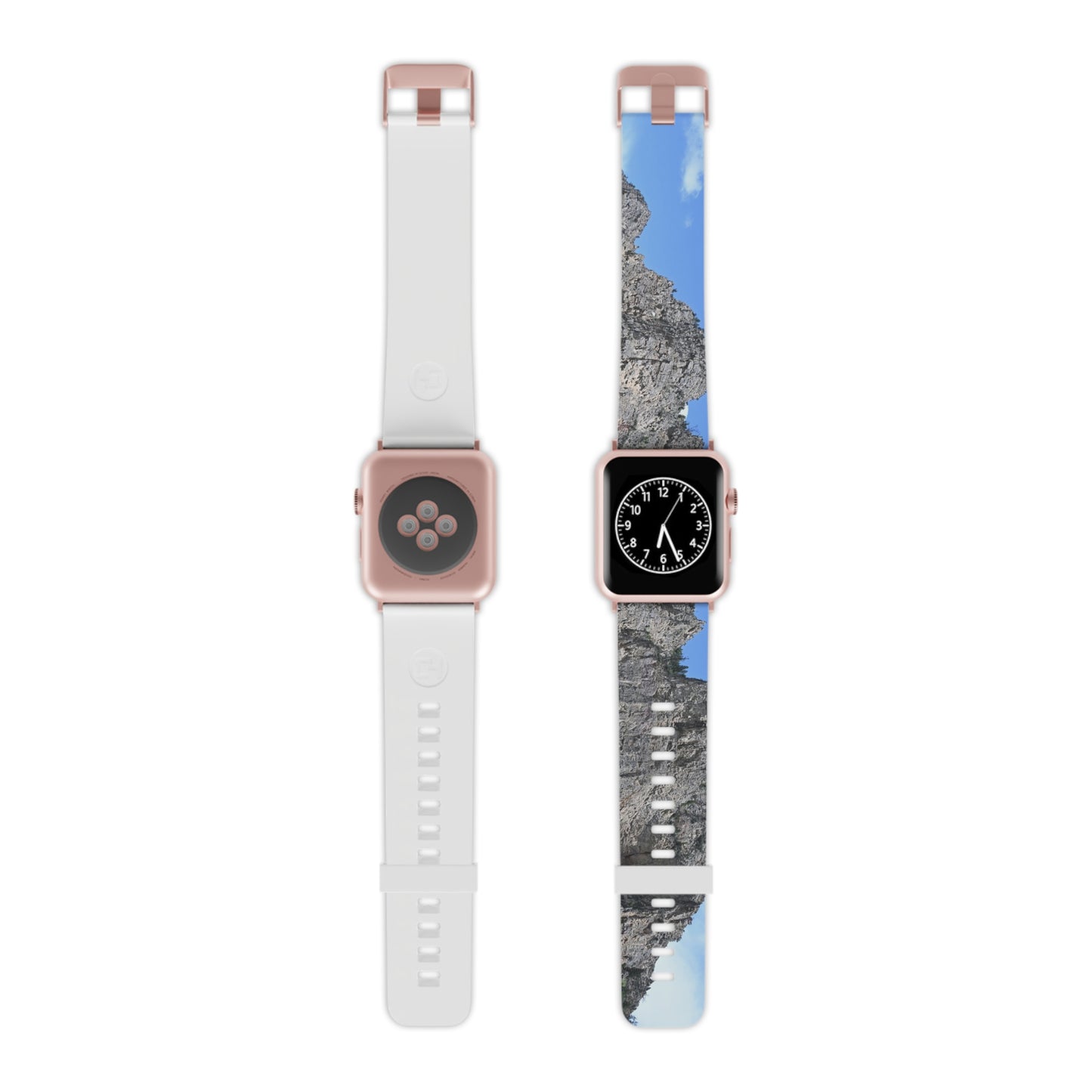 Mountain Sky Apple Watch Band, Nature Inspired Watch Strap, Gift for Adventurers, Casual Wear, Unique Watch Accessory