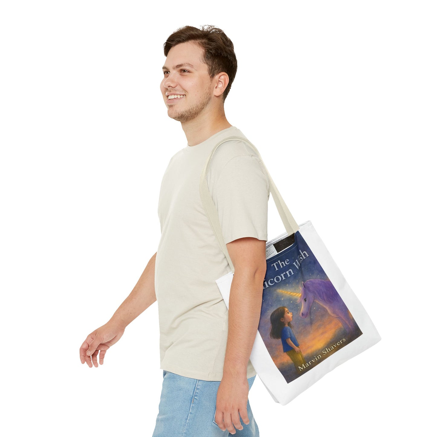 Unicorn Wish Tote Bag – Perfect for Dreamers and Readers