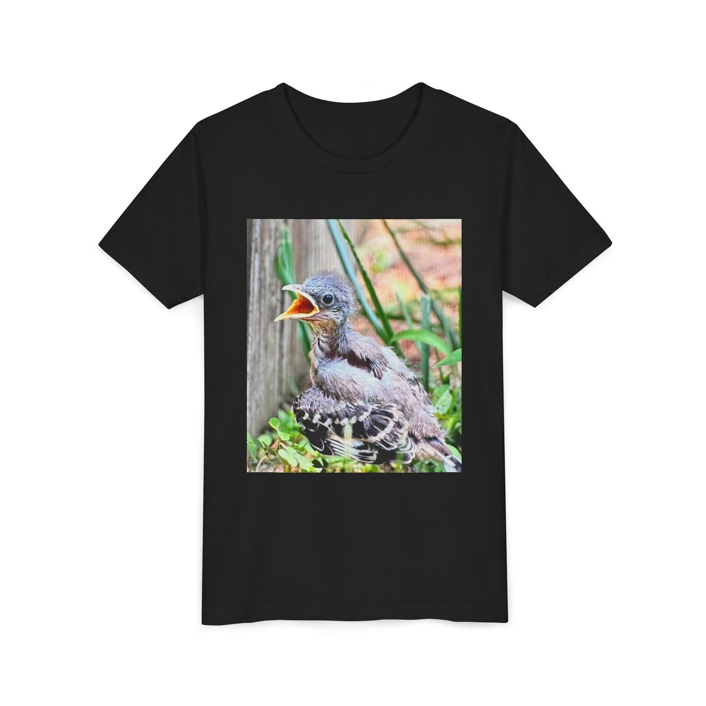 Youth Bird Graphic Tee - Cute Baby Bird T-Shirt, Nature Lovers Gift, Kids Apparel, Animal Tee, Spring Fashion, Eco-Friendly