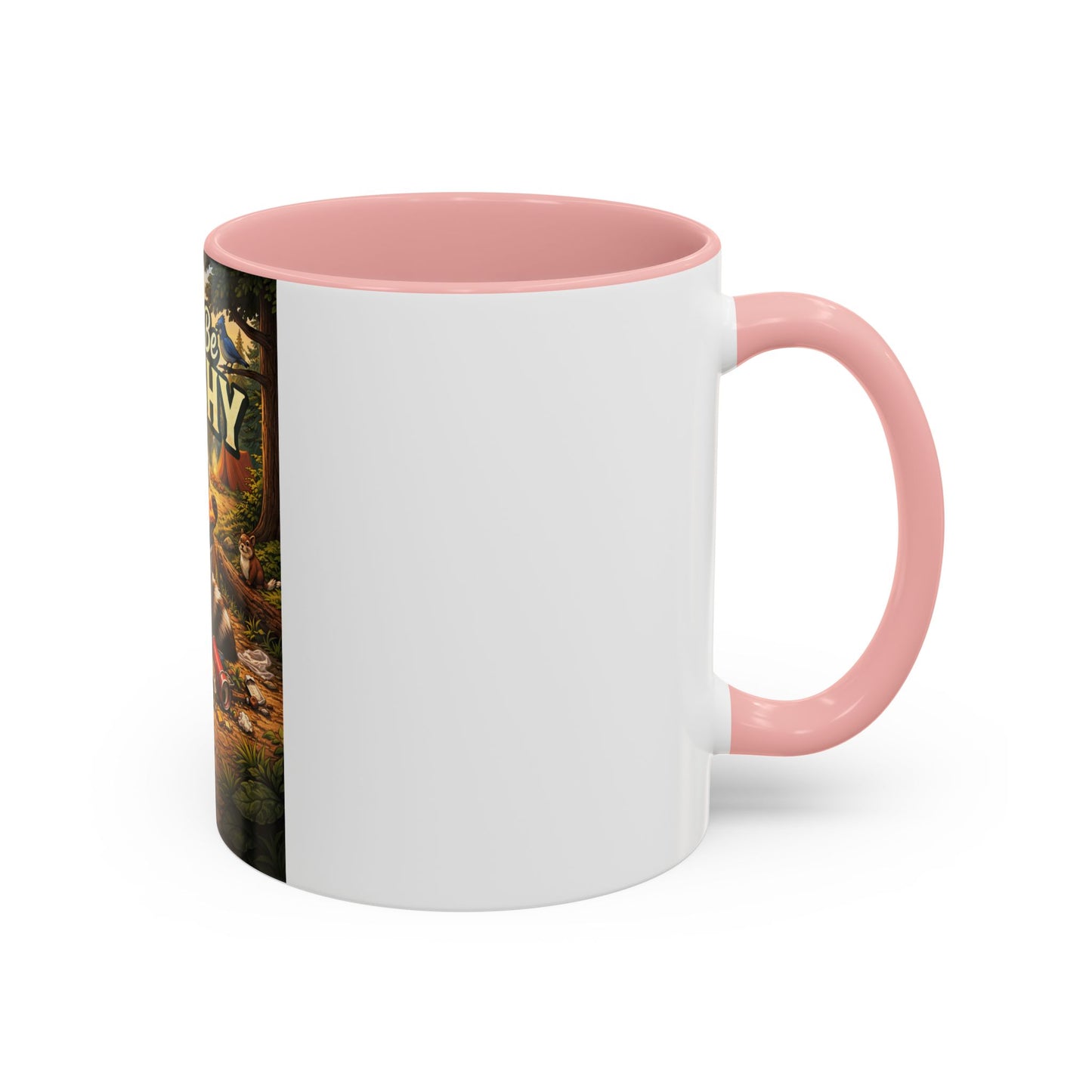 Don't Be Trashy Raccoon Coffee Mug (Accent, 11/15oz)