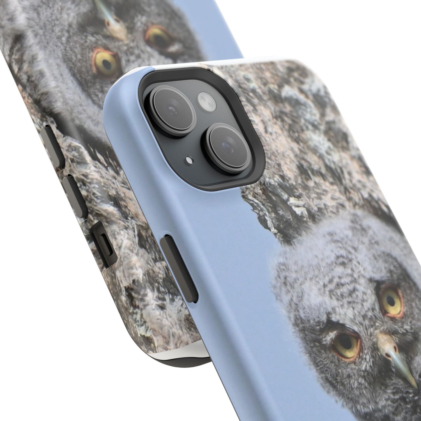 Owl Magnetic Tough Case, Wildlife Phone Case, Nature Lover Gift, Eco-Friendly Phone Cover, Customizable Phone Accessory