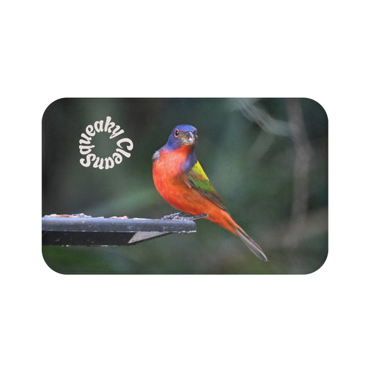 Vibrant Nature Bath Mat | Colorful Bird Decor, Eco-Friendly Bathroom Accessory, Unique Gifts for Bird Lovers, Home Decor