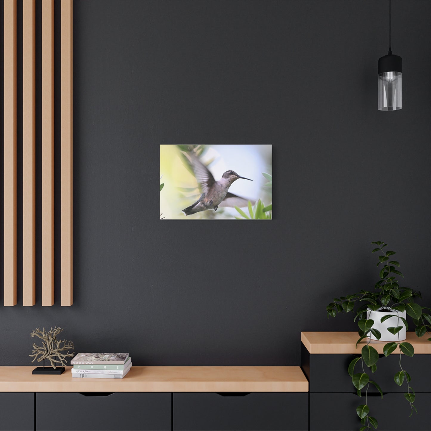 Hummingbird Canvas Wall Art — Matte Stretched 1.25"