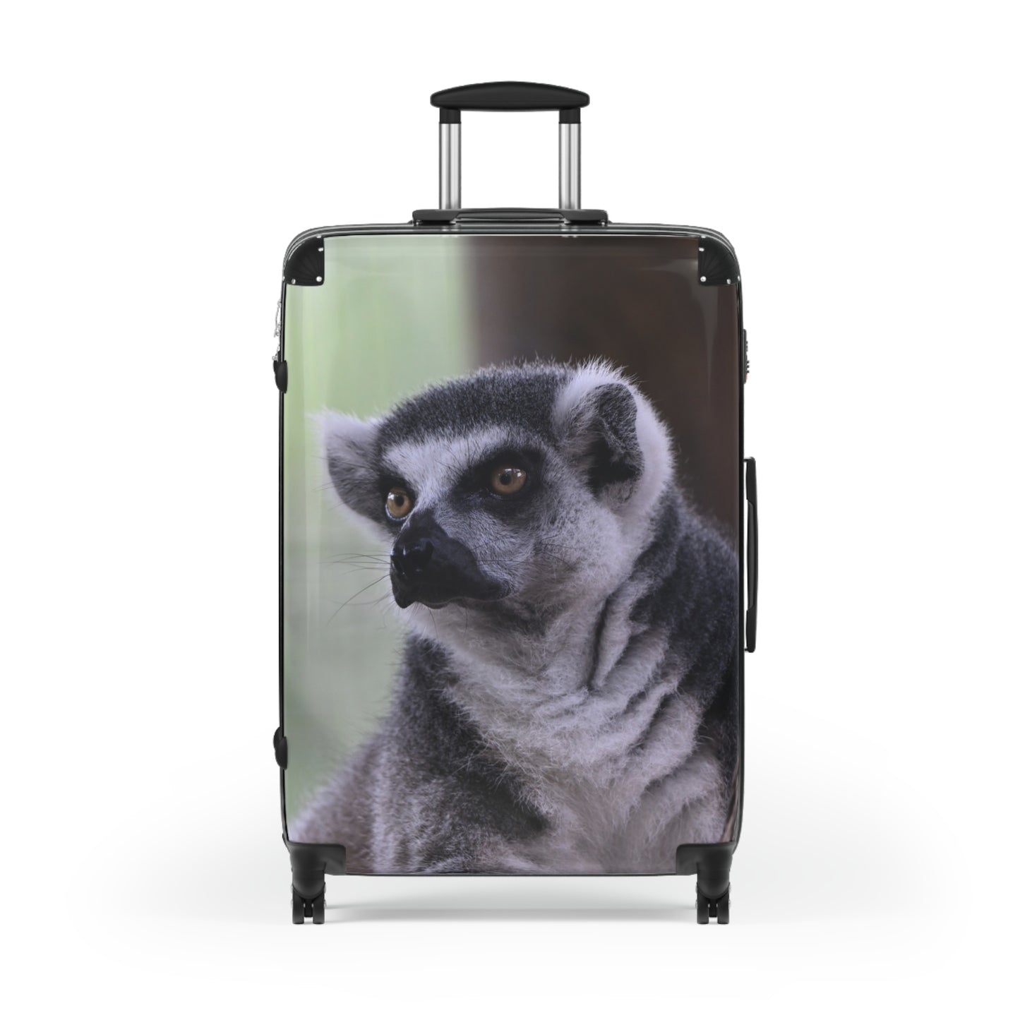 Lemur-Printed Suitcases | Travel Bag, Cute Luggage, Animal Lover Gift, Adventure Gear, Unique Vacation Accessory