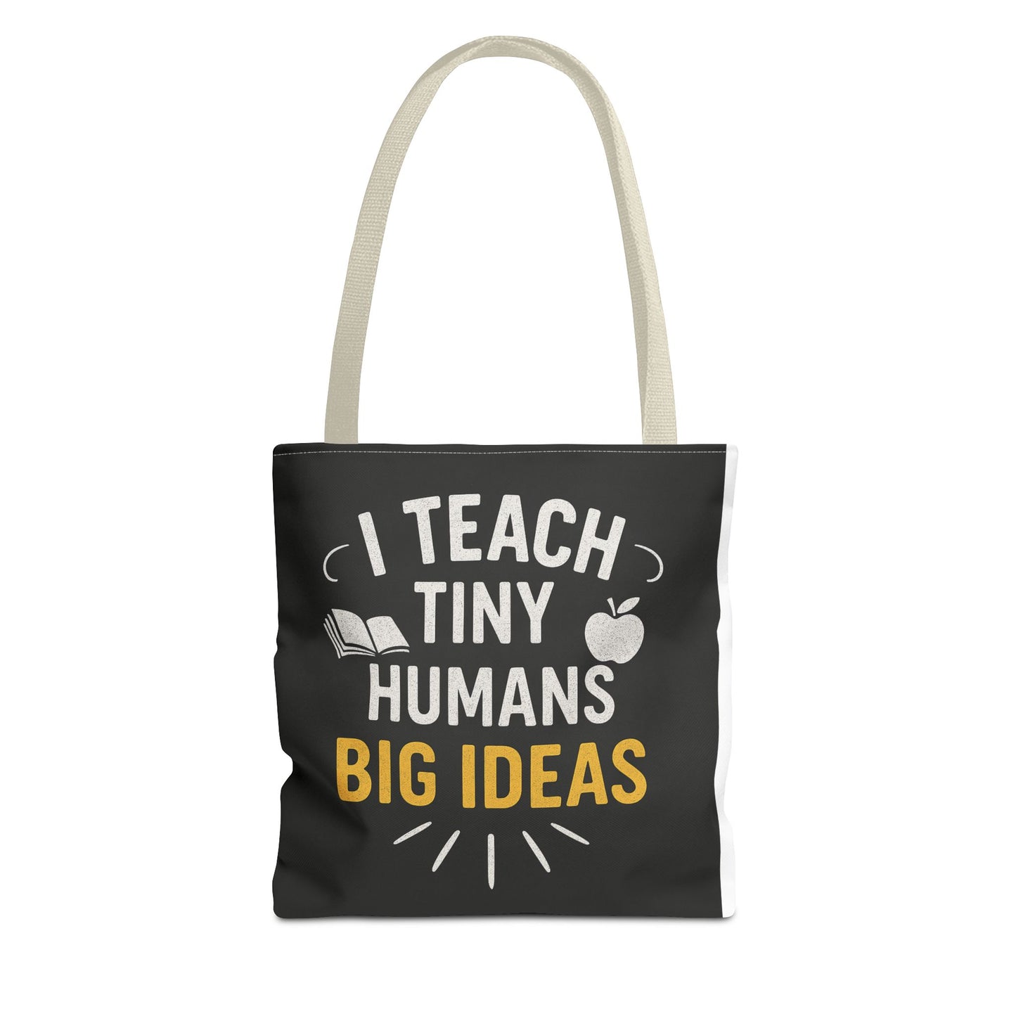 Inspirational Teacher Tote Bag - I Teach Tiny Humans Big Ideas, Perfect for Educators, Back to School, Classroom Essentials, Gifts for [...]