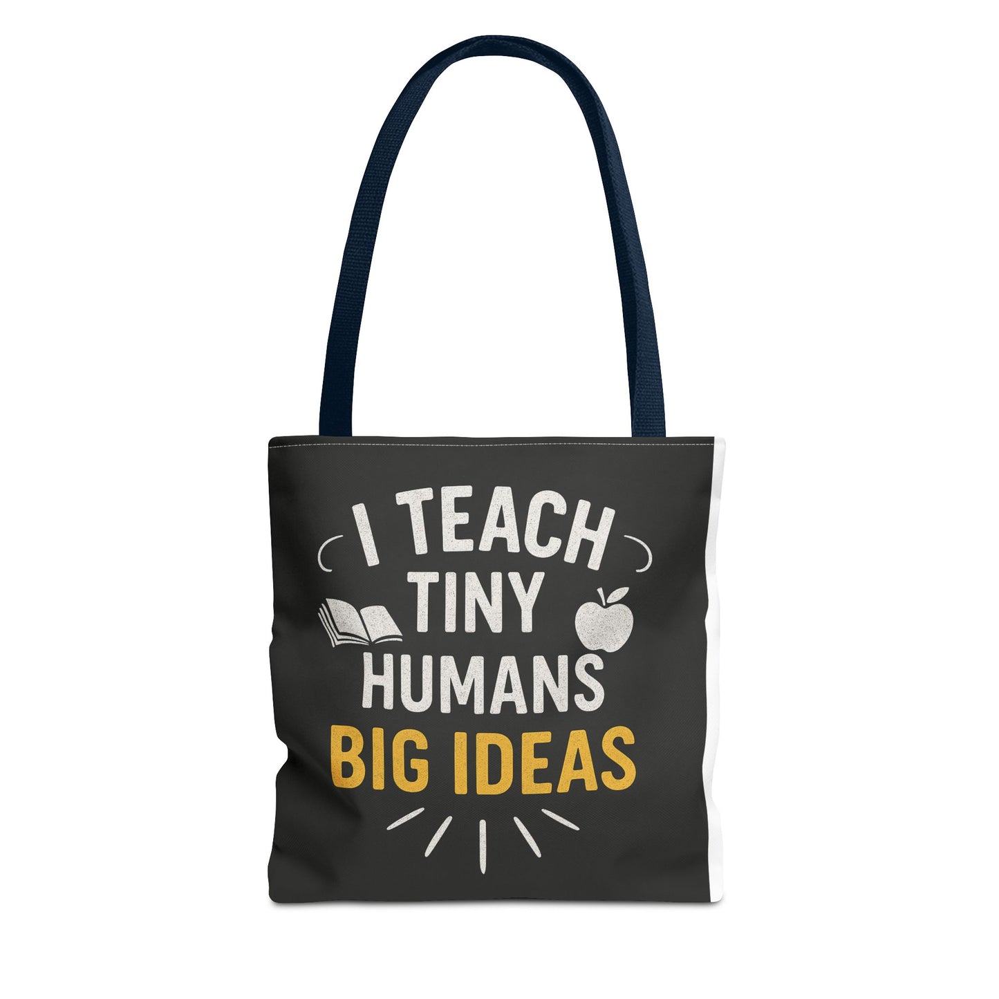 Inspirational Teacher Tote Bag - I Teach Tiny Humans Big Ideas, Perfect for Educators, Back to School, Classroom Essentials, Gifts for [...]