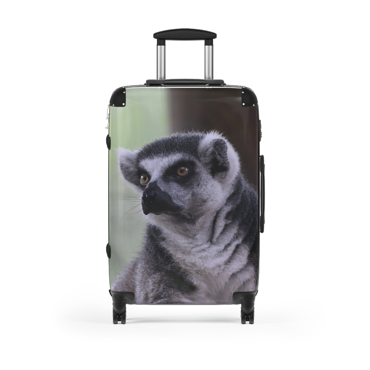 Lemur-Printed Suitcases | Travel Bag, Cute Luggage, Animal Lover Gift, Adventure Gear, Unique Vacation Accessory