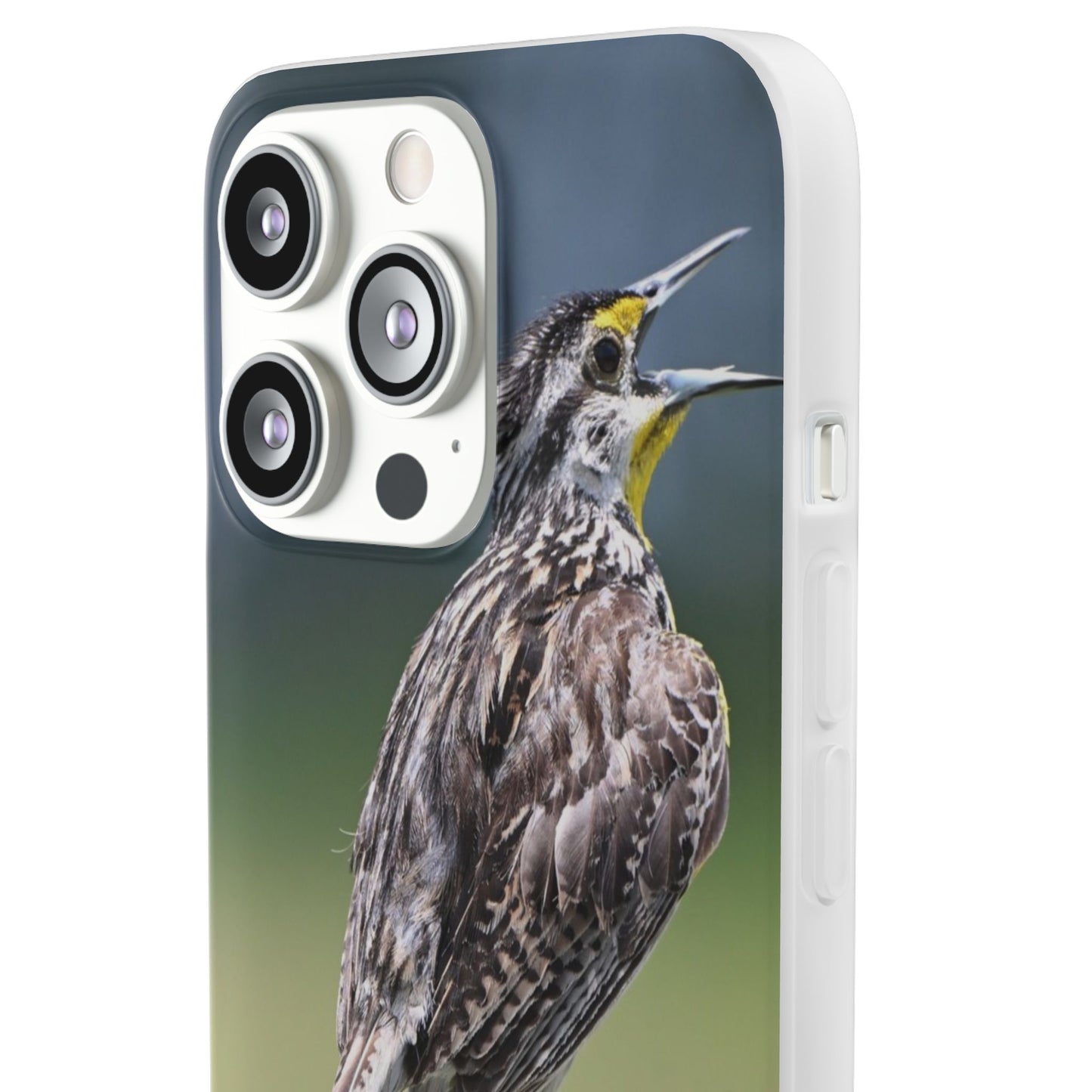 Singing Meadowlark Phone Case – Nature Bird Photo Flexi Case
