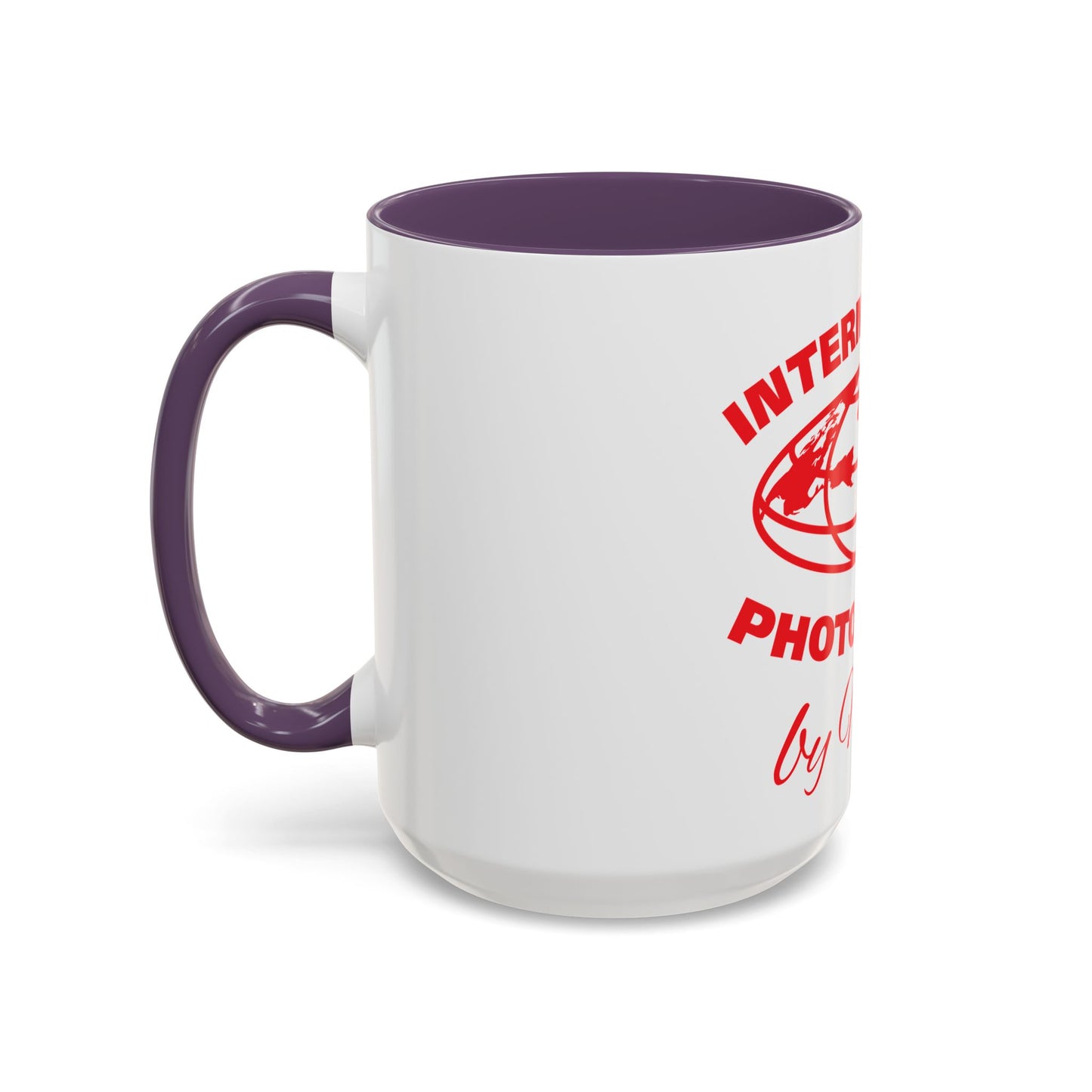 International Photography Accent Mug - Unique Coffee Mug, Gift for Photographers, Travel Mug, Artsy Gifts, Photography Lovers