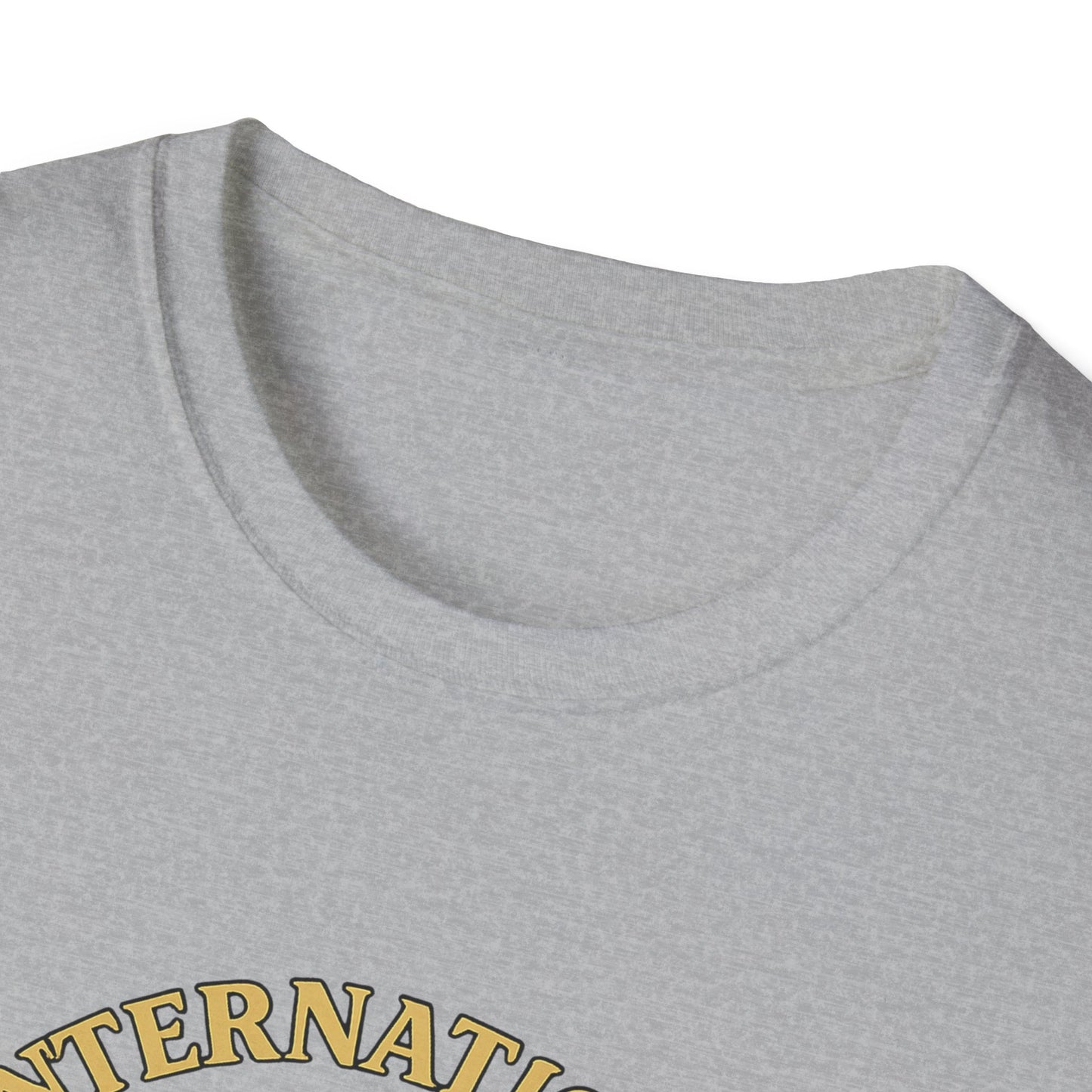 International Photography Graphic T‑Shirt — "International Photography by Marcin" Vintage Logo Tee