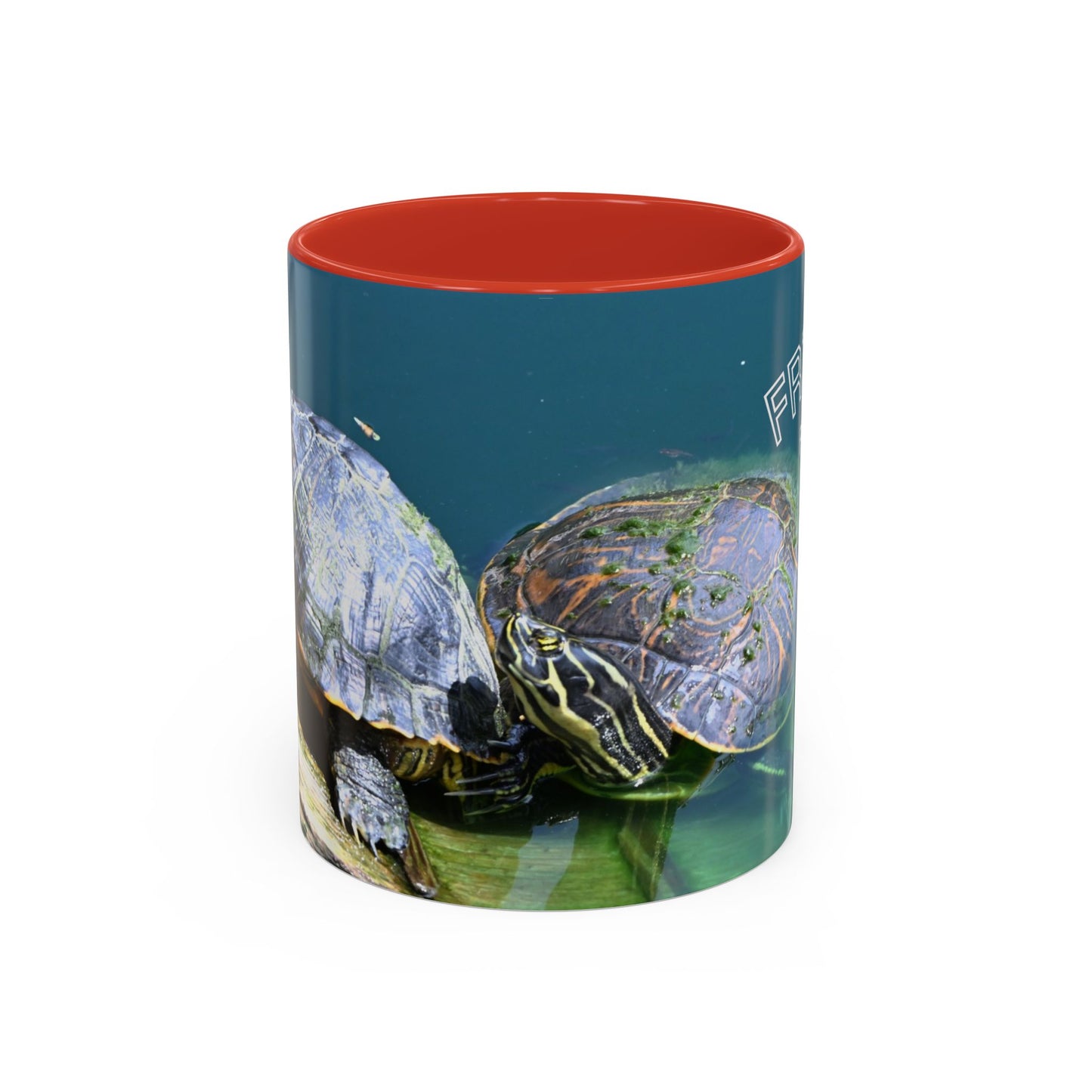 Friends Forever Turtle Accent Coffee Mug — 11/15oz Gift for Animal Lovers