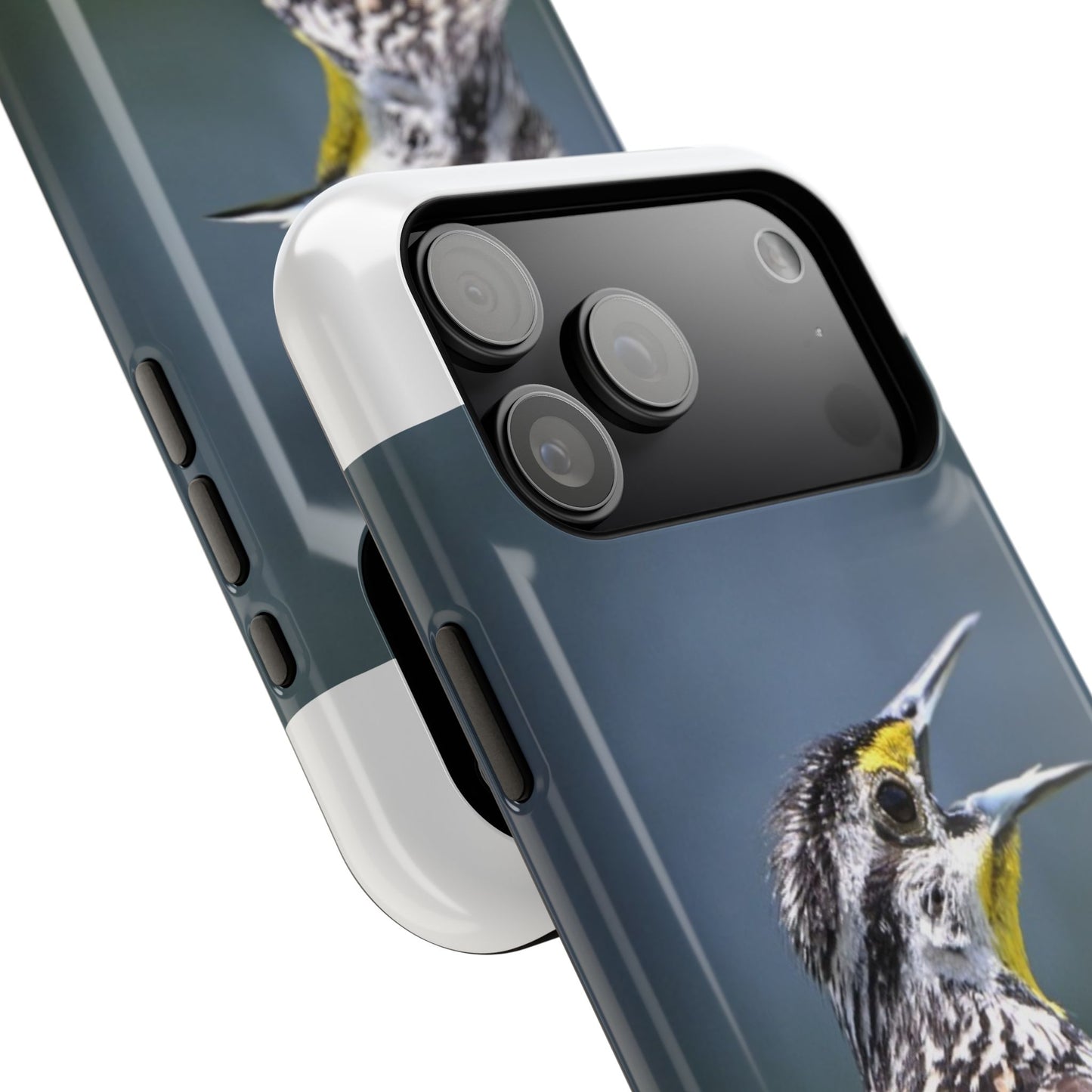 Western Meadowlark Photo Phone Case — Impact-Resistant Protective Cover
