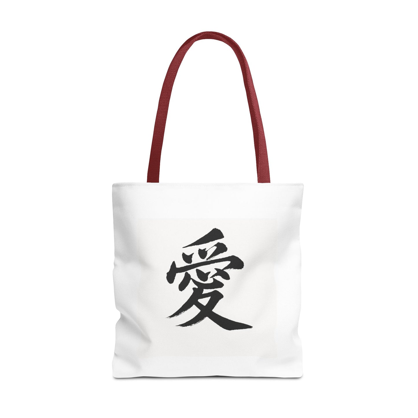 Anime Tote Bag with Love Symbol, Eco-Friendly Bag, Gift for Her, Stylish Shopping Bag, Unique Art Bag, Personalized Accessory