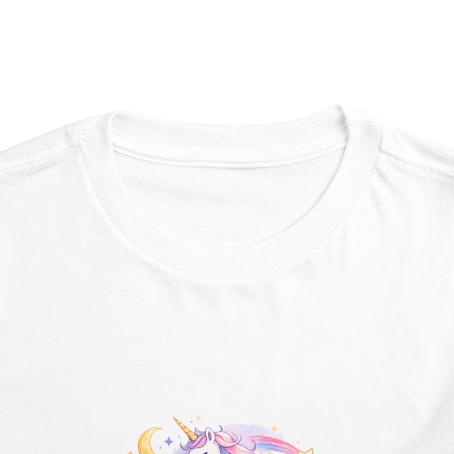 Toddler Tee — Dream Big Always Unicorn Graphic