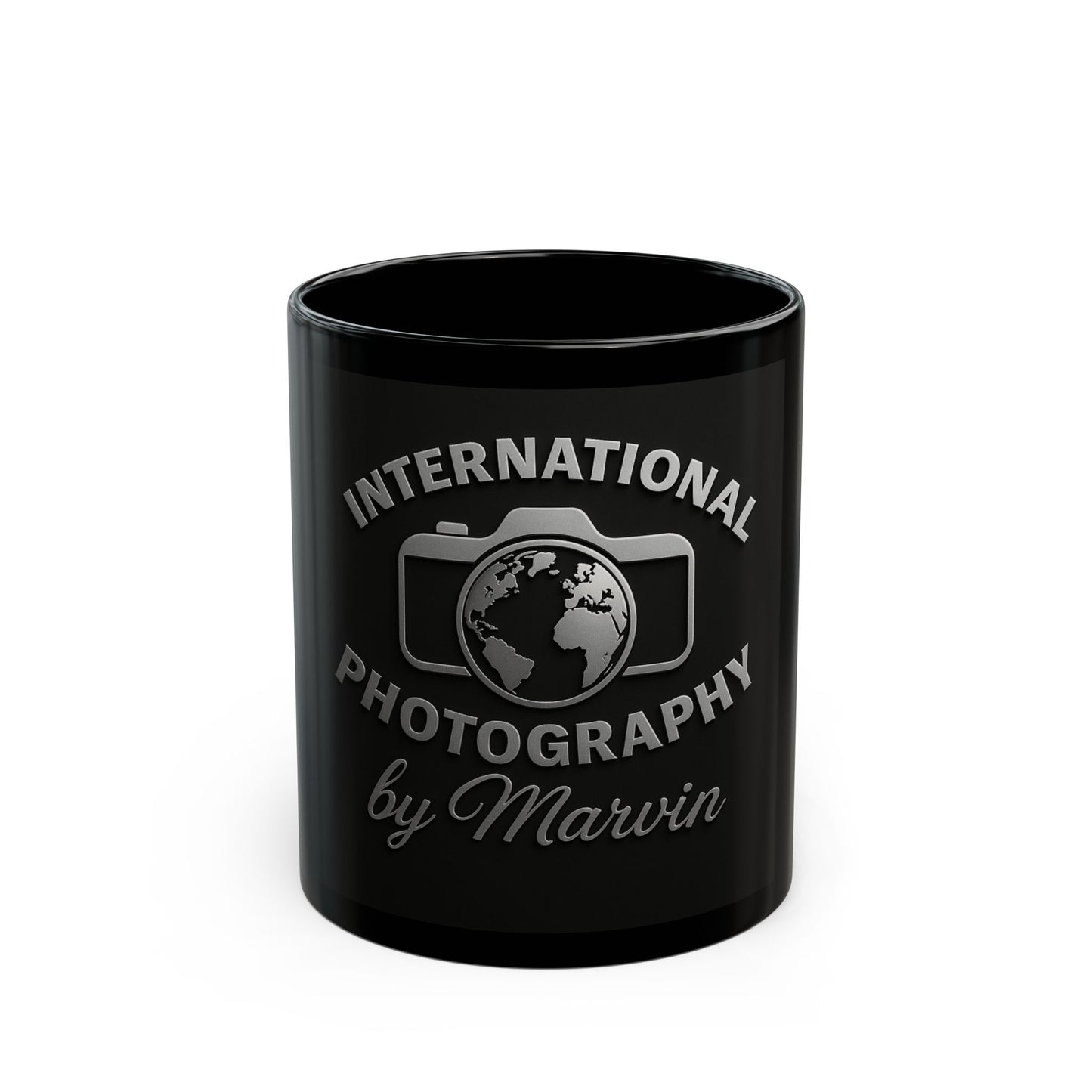 Photography Enthusiast Mug - Custom Black Ceramic Coffee Cup for Creatives, Gift for Photographers, International Photography Design, [...]