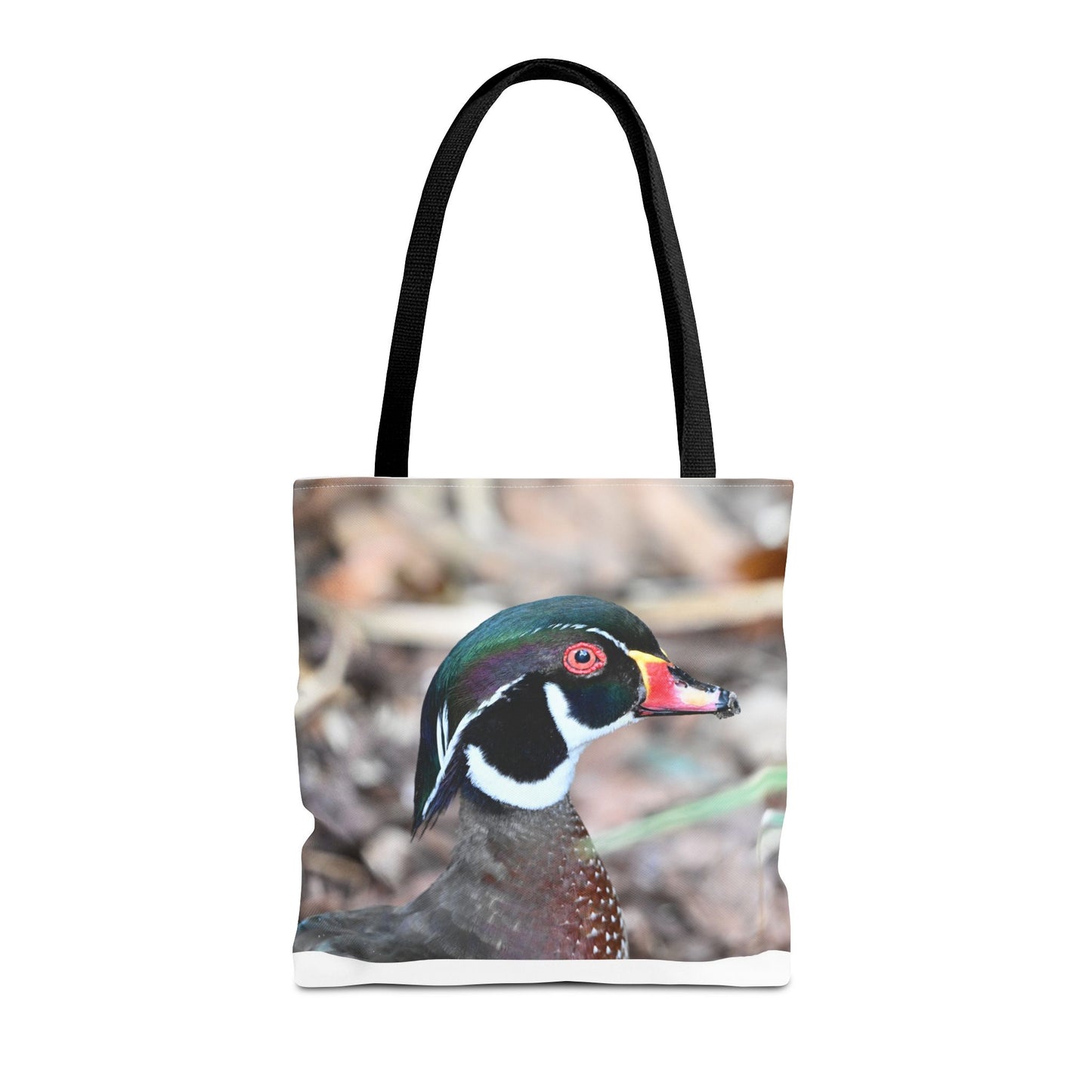 Wood Duck Tote Bag, Nature Lover Eco-Friendly Tote, Gift for Bird Enthusiasts, Stylish Reusable Shopping Bag, Photography Art Bag