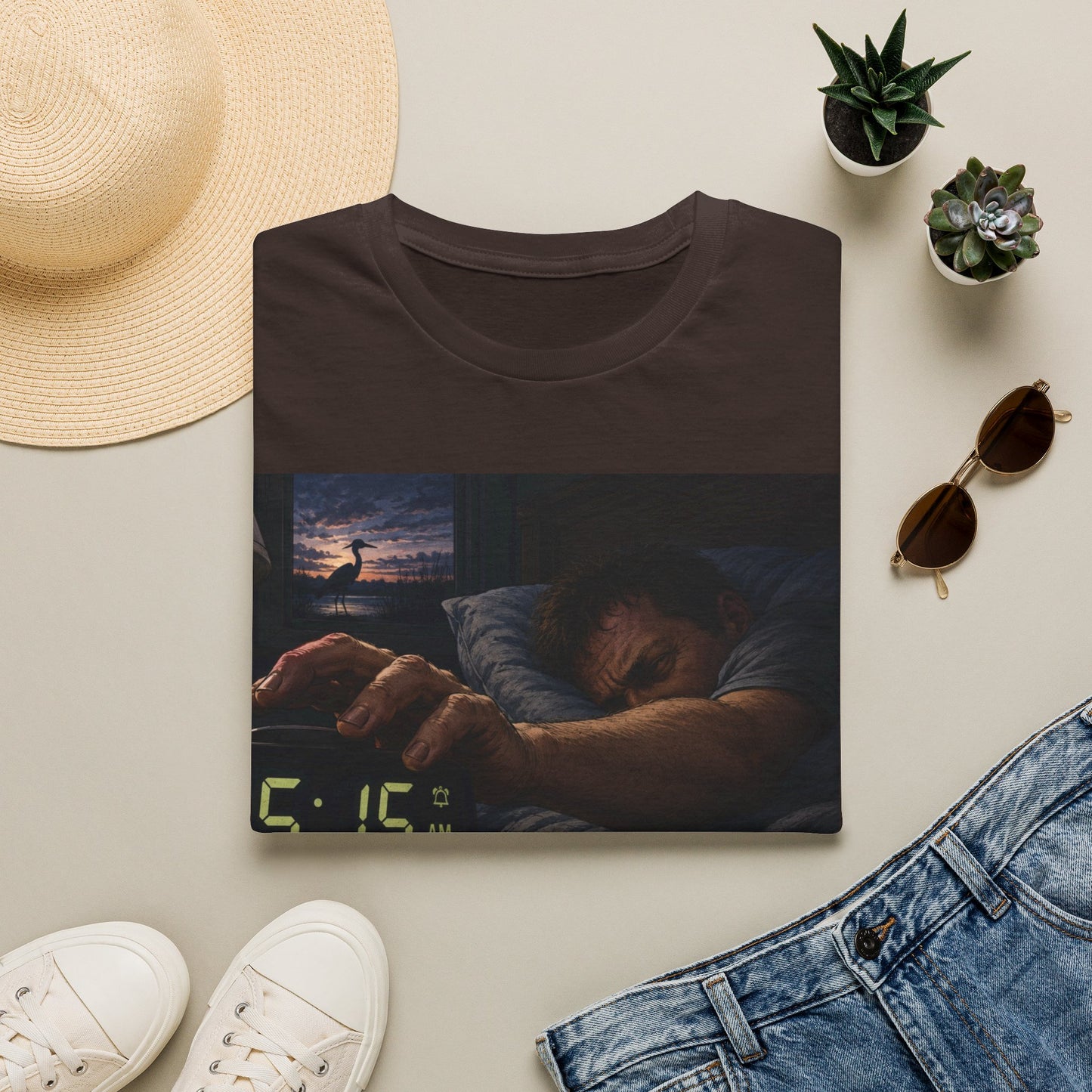 T-Shirt — "The Worst Part of Birding" Funny Early-Morning Birdwatcher Tee