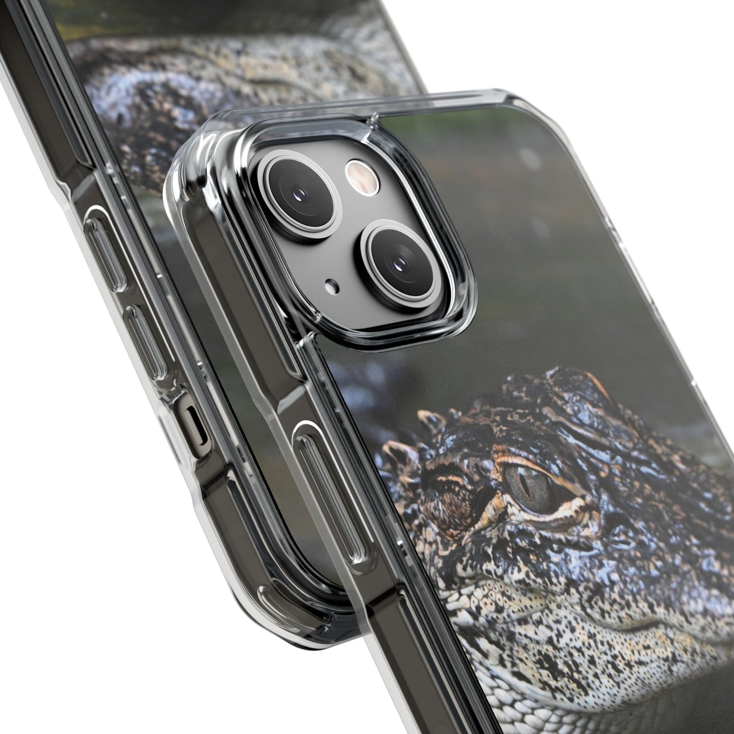 Clear Impact Phone Cases featuring Unique Wildlife Design, Alligator Art, Eco-Friendly Protection, Perfect Gift for Nature Lovers, [...]