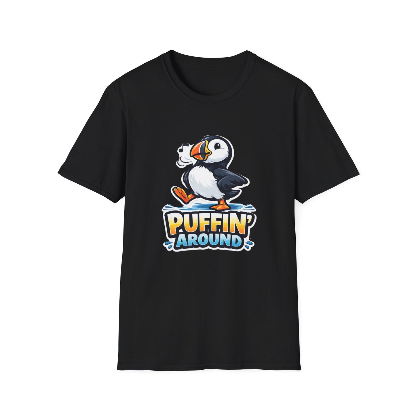 Puffin' Around T-Shirt – Cute Walking Puffin Graphic Tee