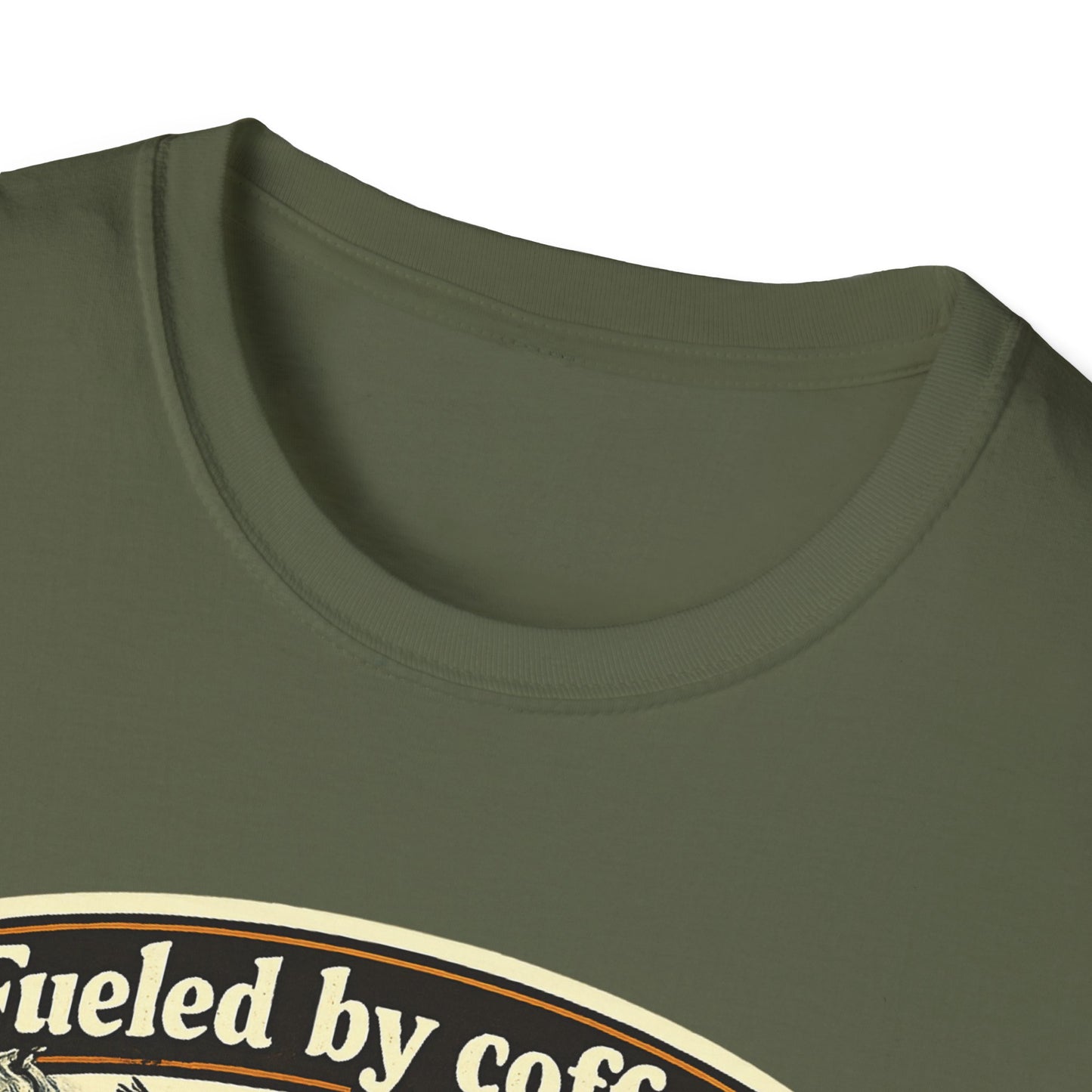 Birdwatcher Graphic T-Shirt — "Fueled by Coffee. Powered by Curiosity. Braking for Birds."
