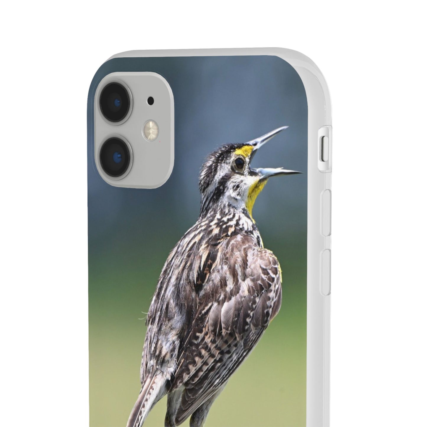 Singing Meadowlark Phone Case – Nature Bird Photo Flexi Case