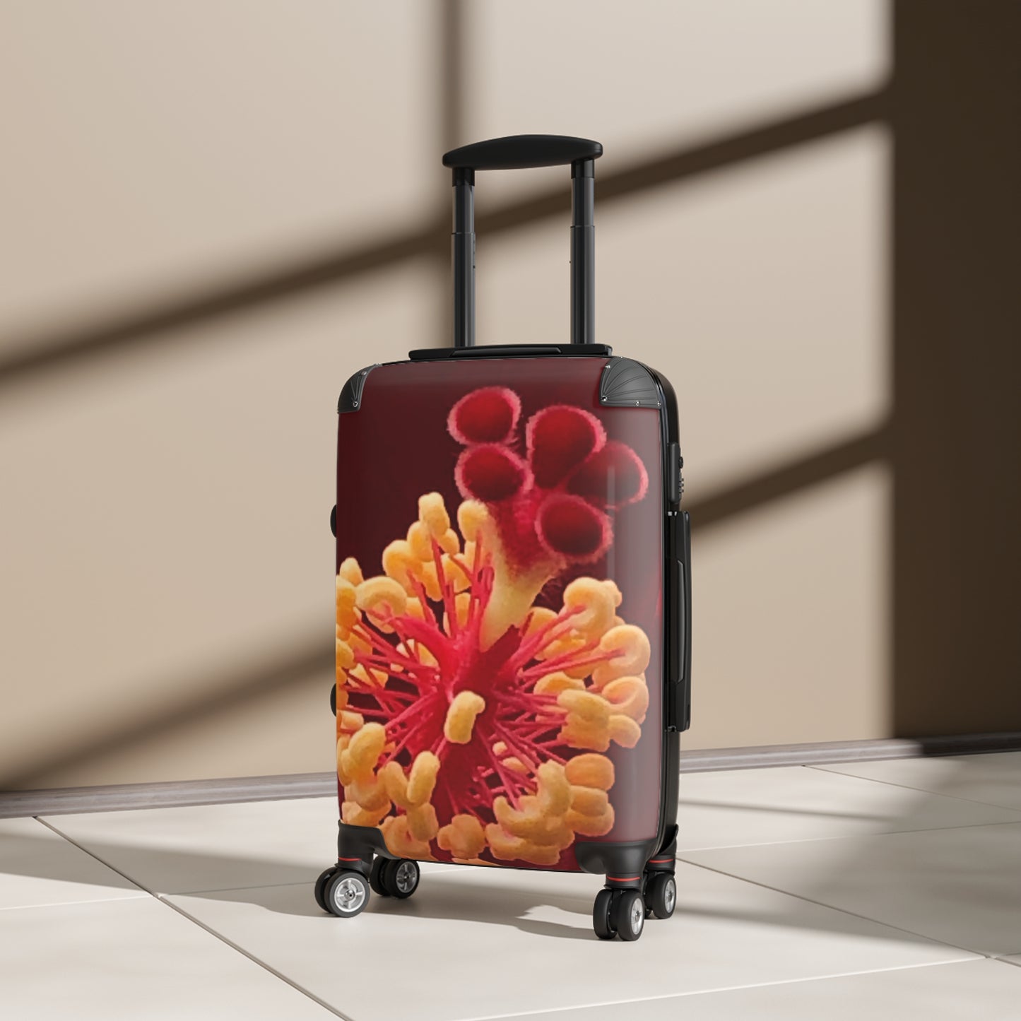 Flower Blossom Suitcase, Luggage with Floral Design, Travel Gear, Stylish Travel Accessory, Unique Gifts for Travelers, Vacation Essentials