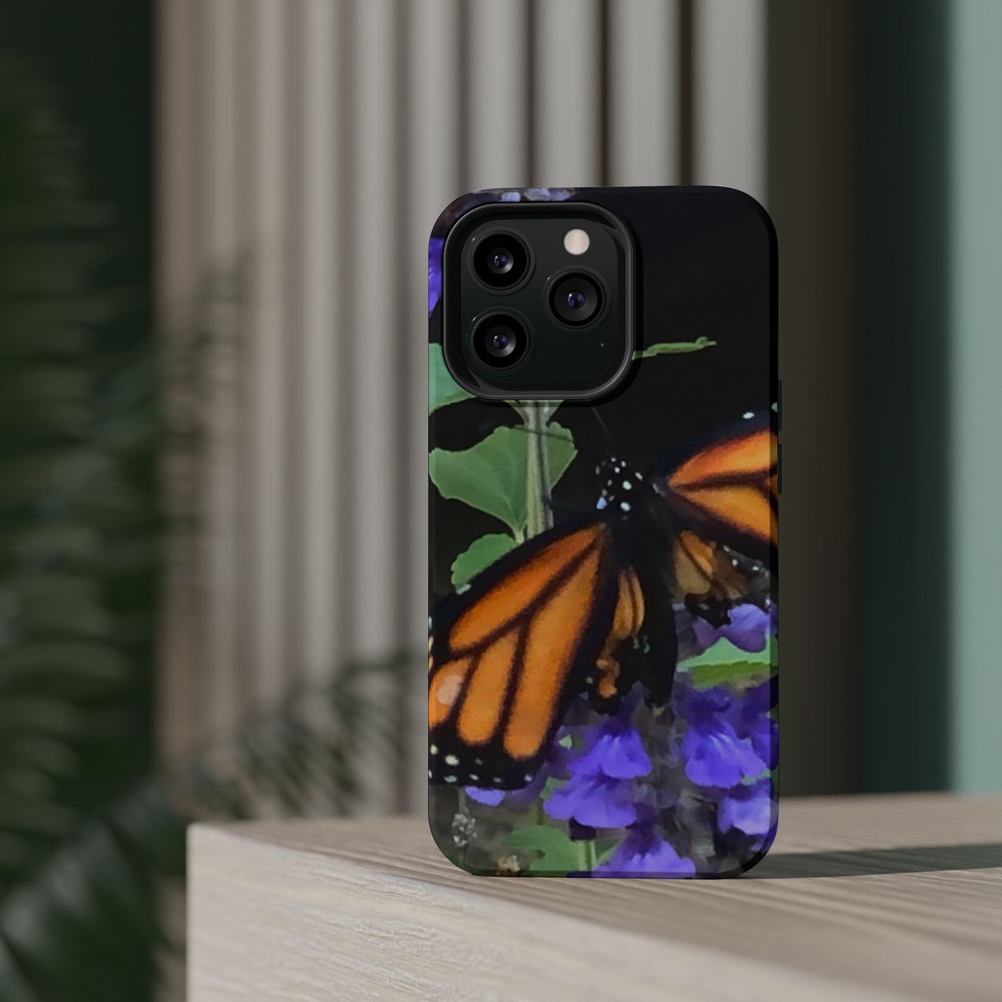 Butterfly Floral Magnetic Tough Cases, Nature Phone Cases, Gift for Nature Lovers, Eco-Friendly Cell Phone Case, Unique Smartphone Accessory