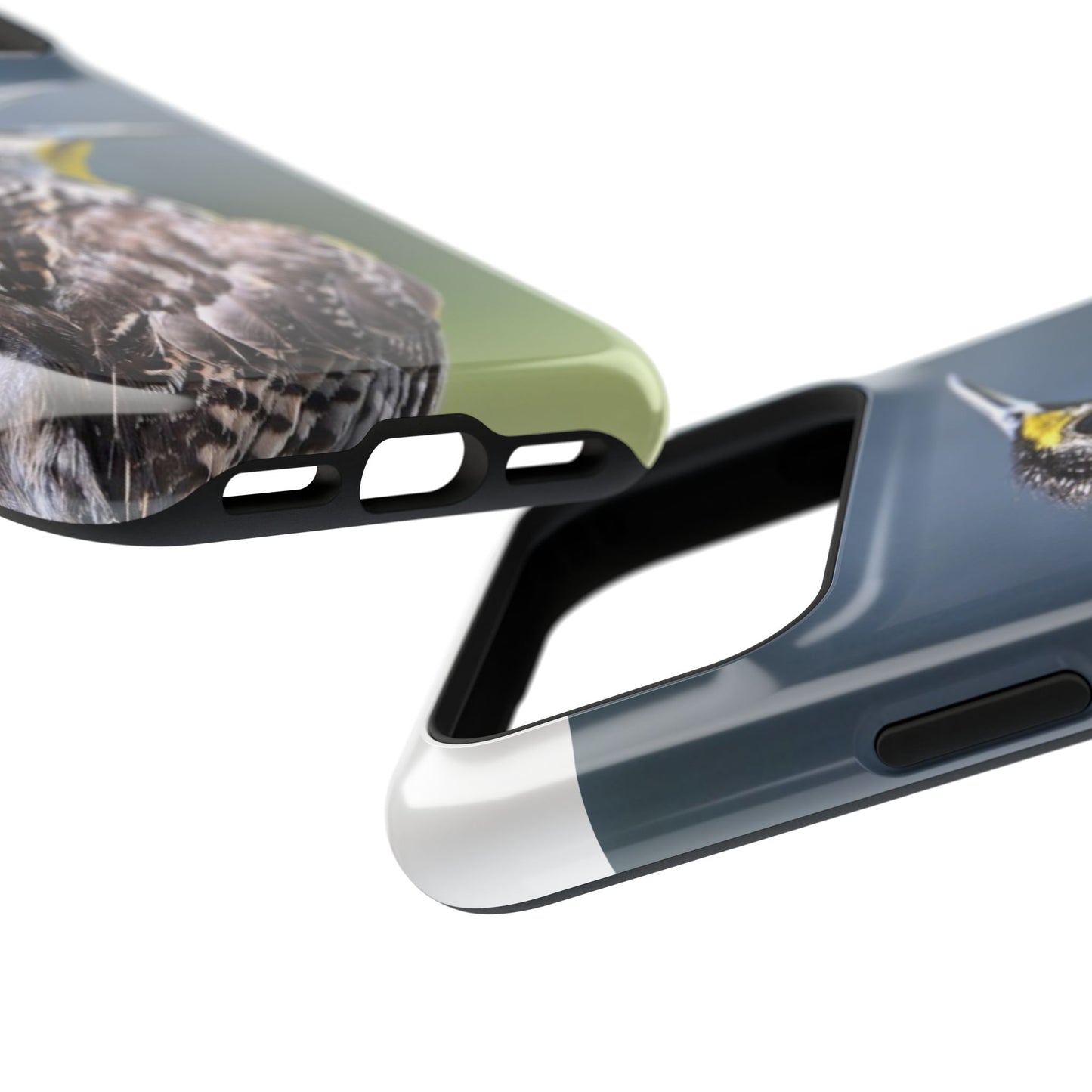 Western Meadowlark Photo Phone Case — Impact-Resistant Protective Cover