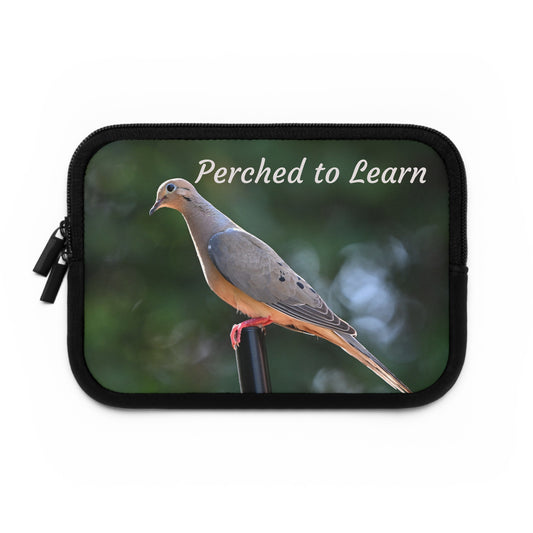Bird-Themed Laptop Sleeve for Students, Perched to Learn, College Essentials, Unique Gift, Study Accessories, Tech Protection